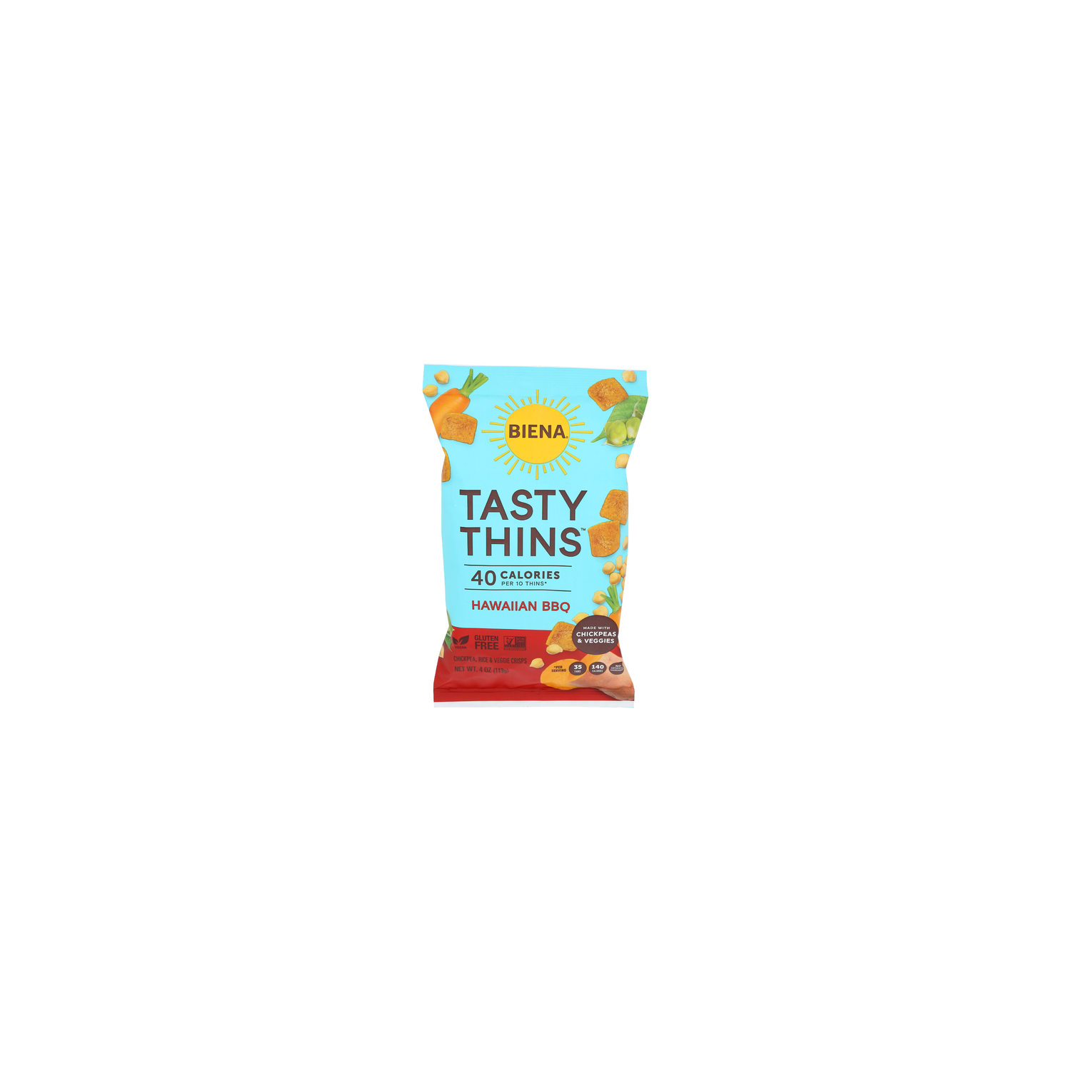 Biena Hawaiian BBQ Crisp Tasty Thins - 4 Ounce Image 1 of 4