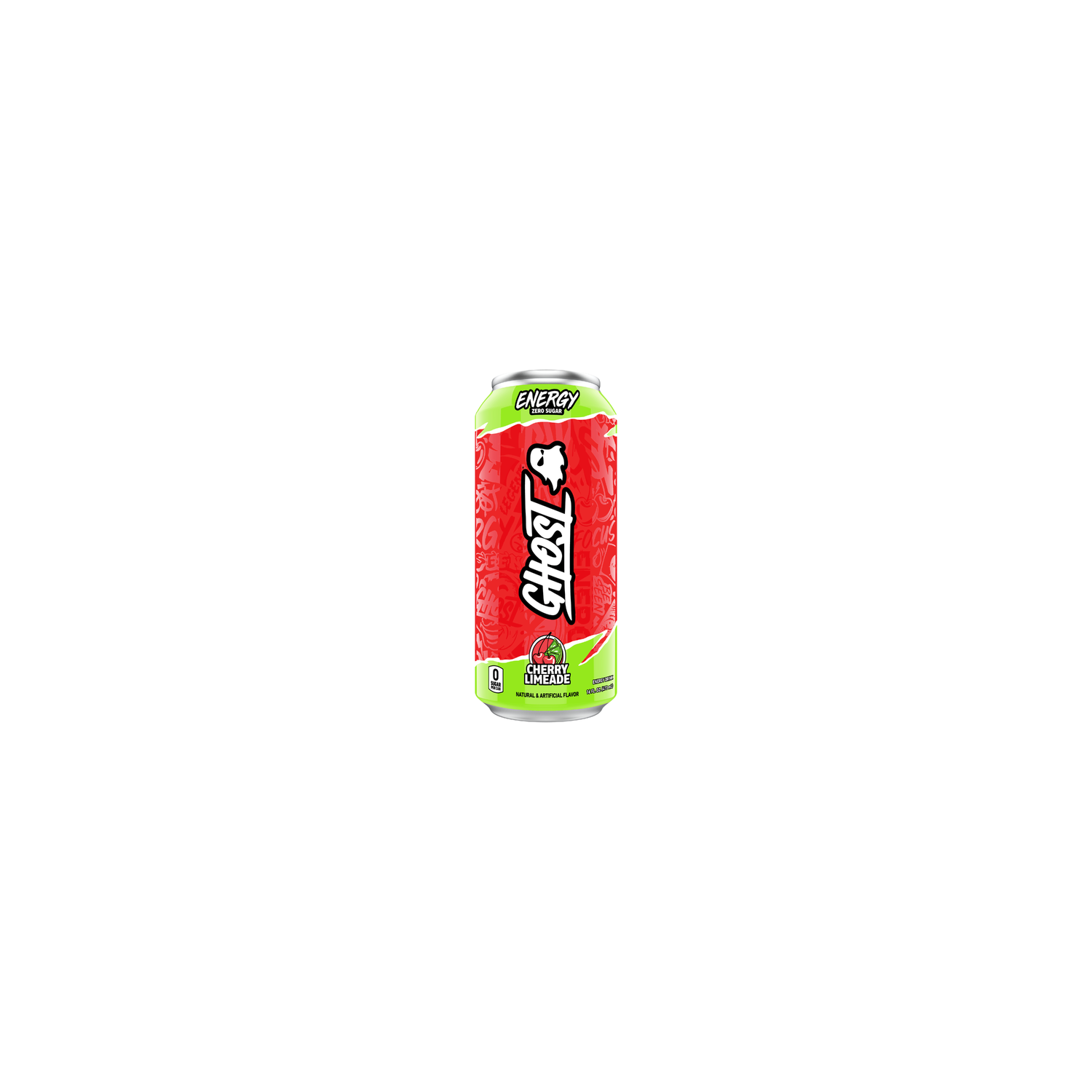 Ghost Zero Sugar Energy Drink Cherry Limeade - 16 Fluid Ounce Image 1 of 3