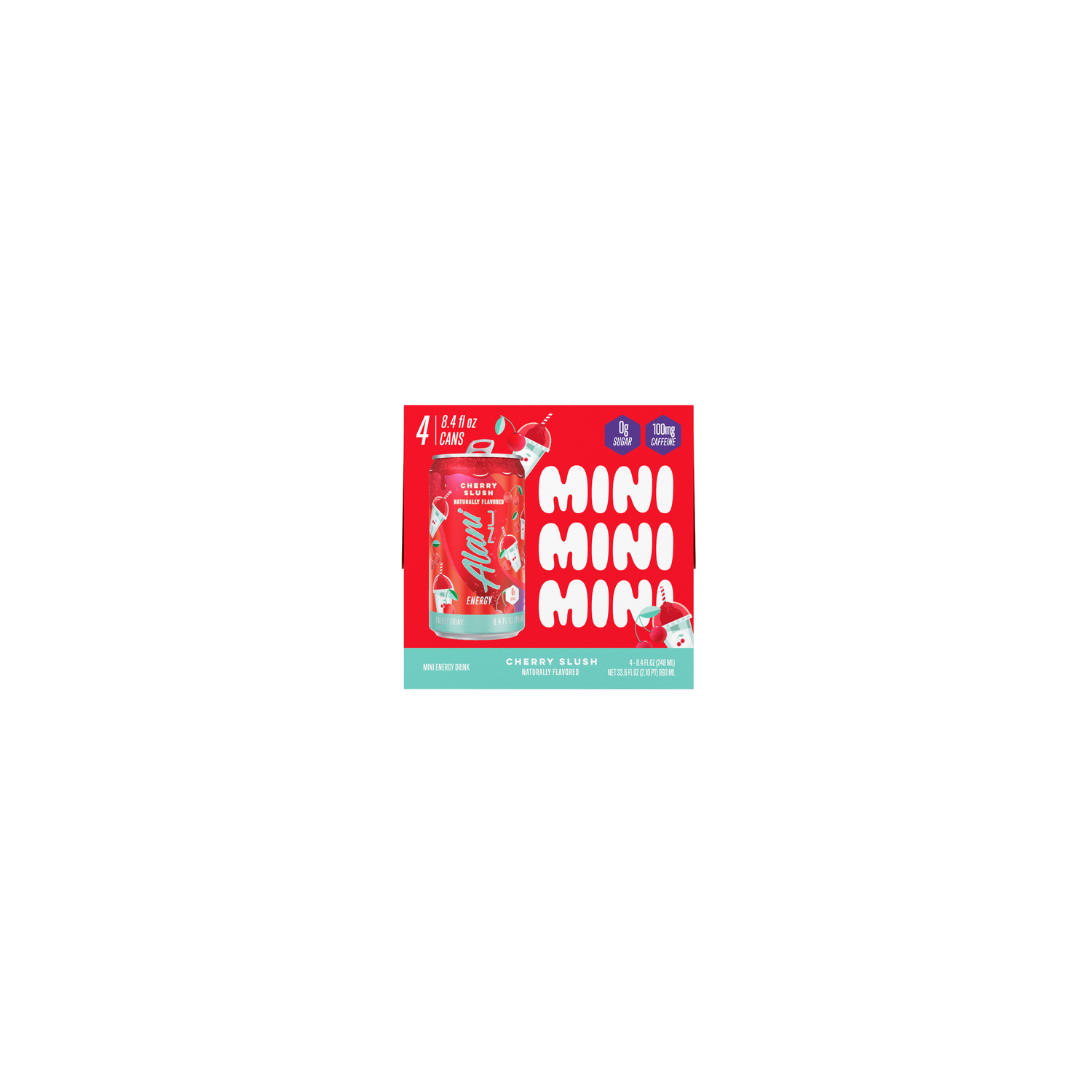 Alani Nu Energy Drink Cherry Slush X - 33.6 Fluid Ounce