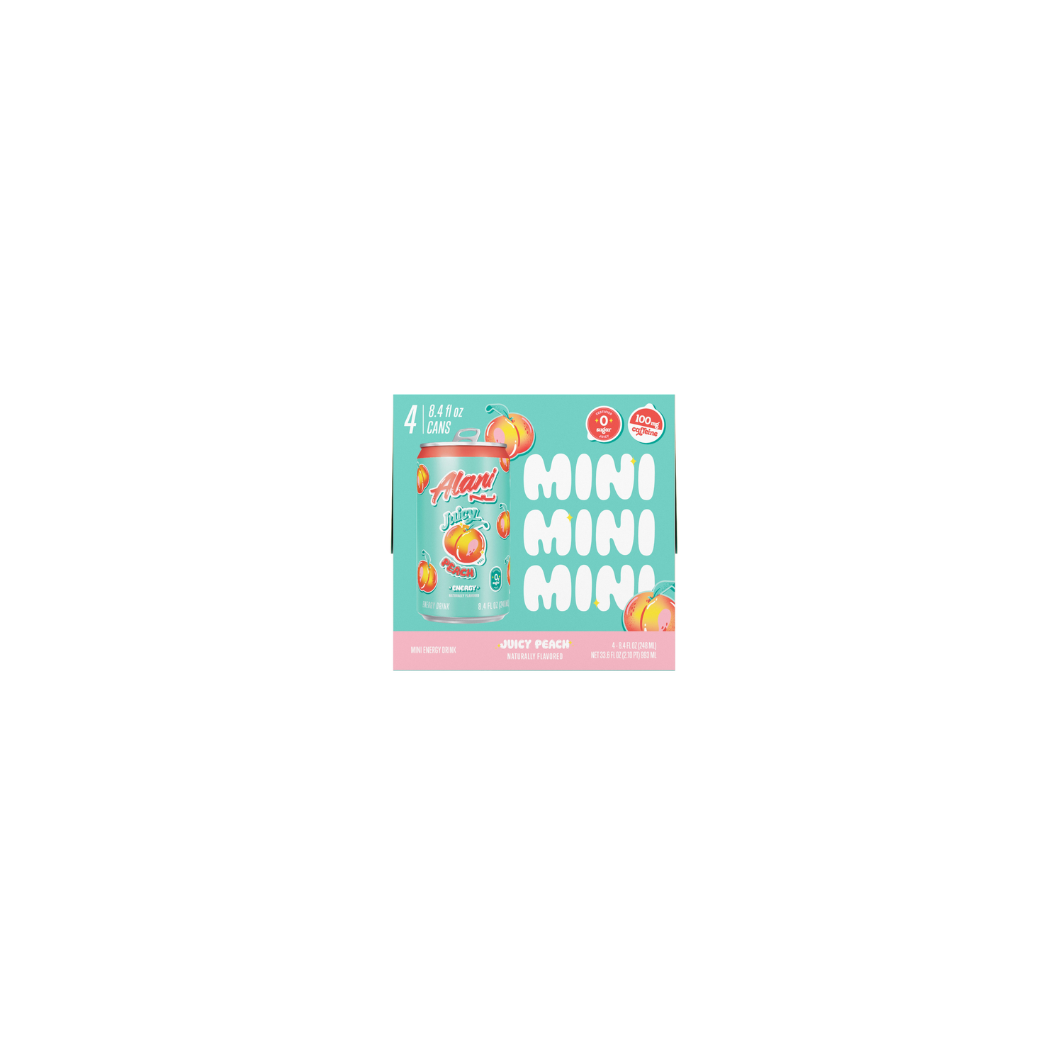 Alani Nu Juicy Peach Energy Drink - 33.6 Fluid Ounce