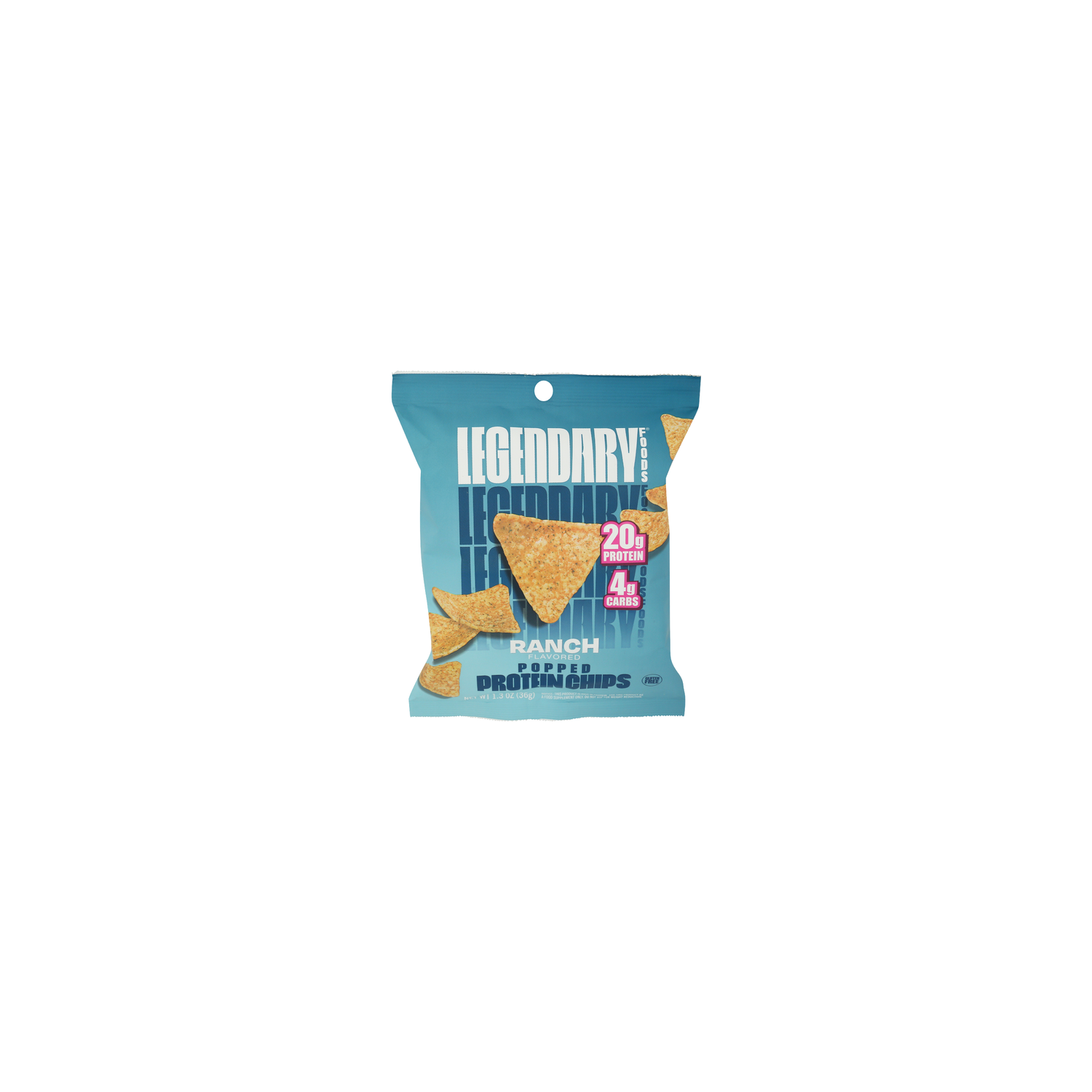 LEGENDARY FOODS Ranch Popped Protein Chips - 1.3 Ounce Image 1 of 4