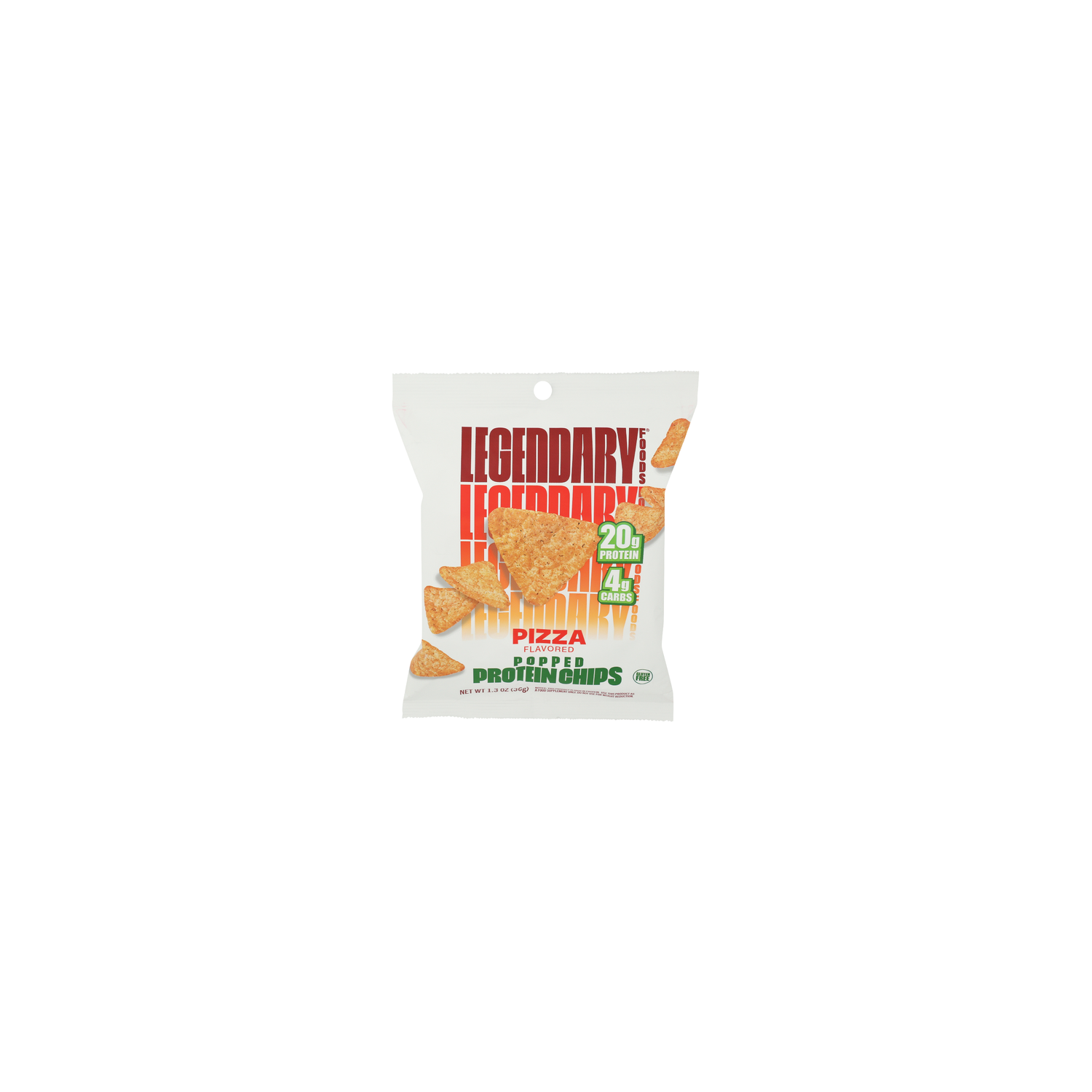 Legendary Foods Pizza Popped Protein Chip - 1.3 Ounce Image 1 of 4