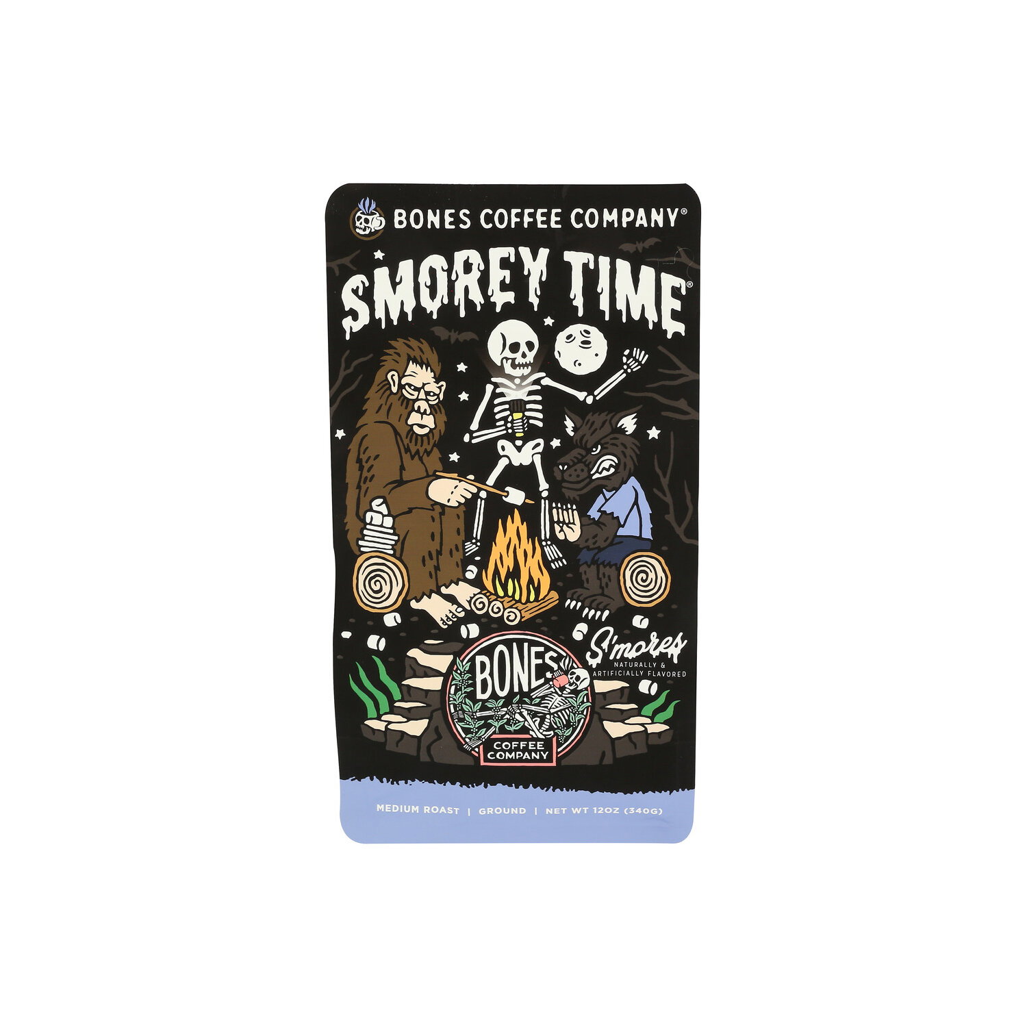 Bones Coffee Company S'morey Time Ground Coffee - 12 Ounce Image 1 of 3