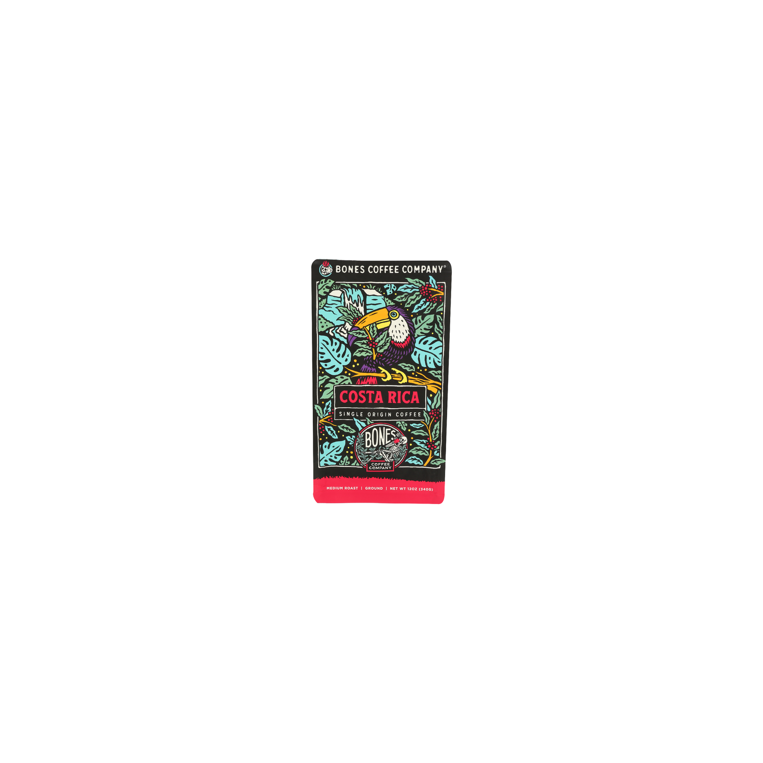 Bones Coffee Company Costa Rica Ground - 12 Ounce Image 1 of 3