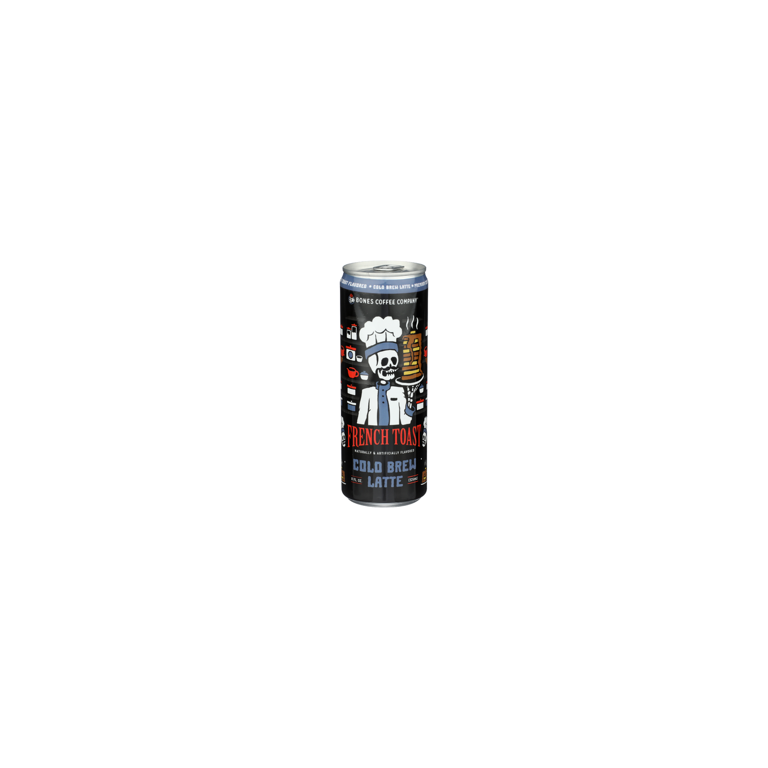 Bones Coffee Company French Toast Flavored Iced Coffee Latte - 11 Fluid Ounce Image 1 of 4
