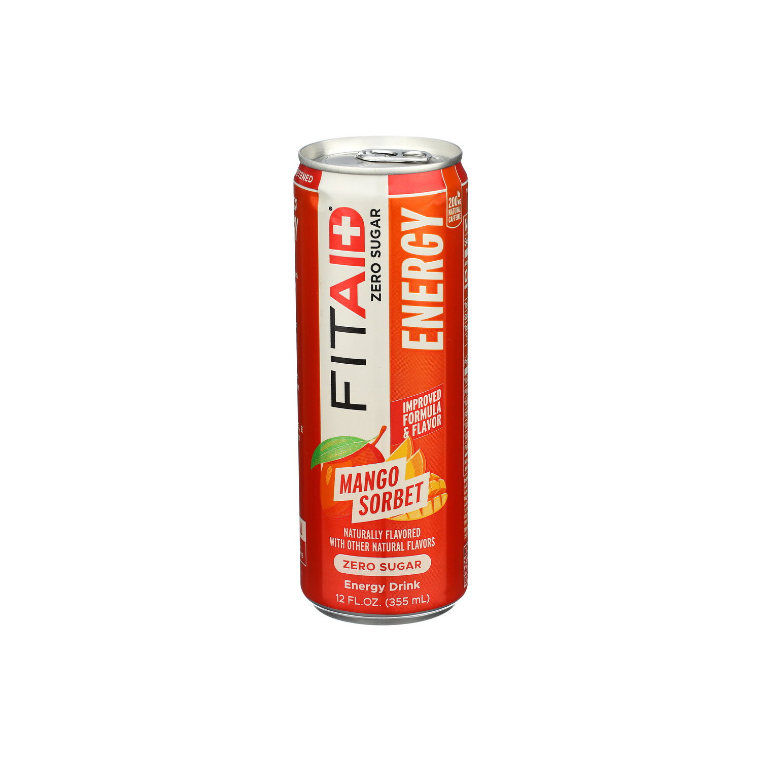 Lifeaid Mango Sorbet Sparkling Fitaid Energy - 12 Fluid Ounce Image 1 of 4
