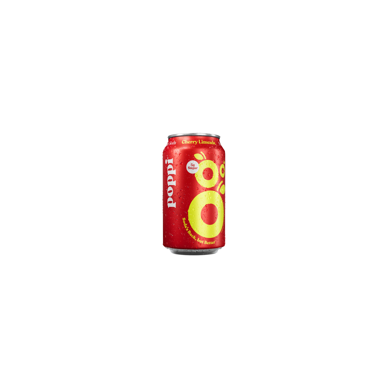 Poppi Cherry Limeade Prebiotic Soda - 12 Fluid Ounce Image 1 of 3