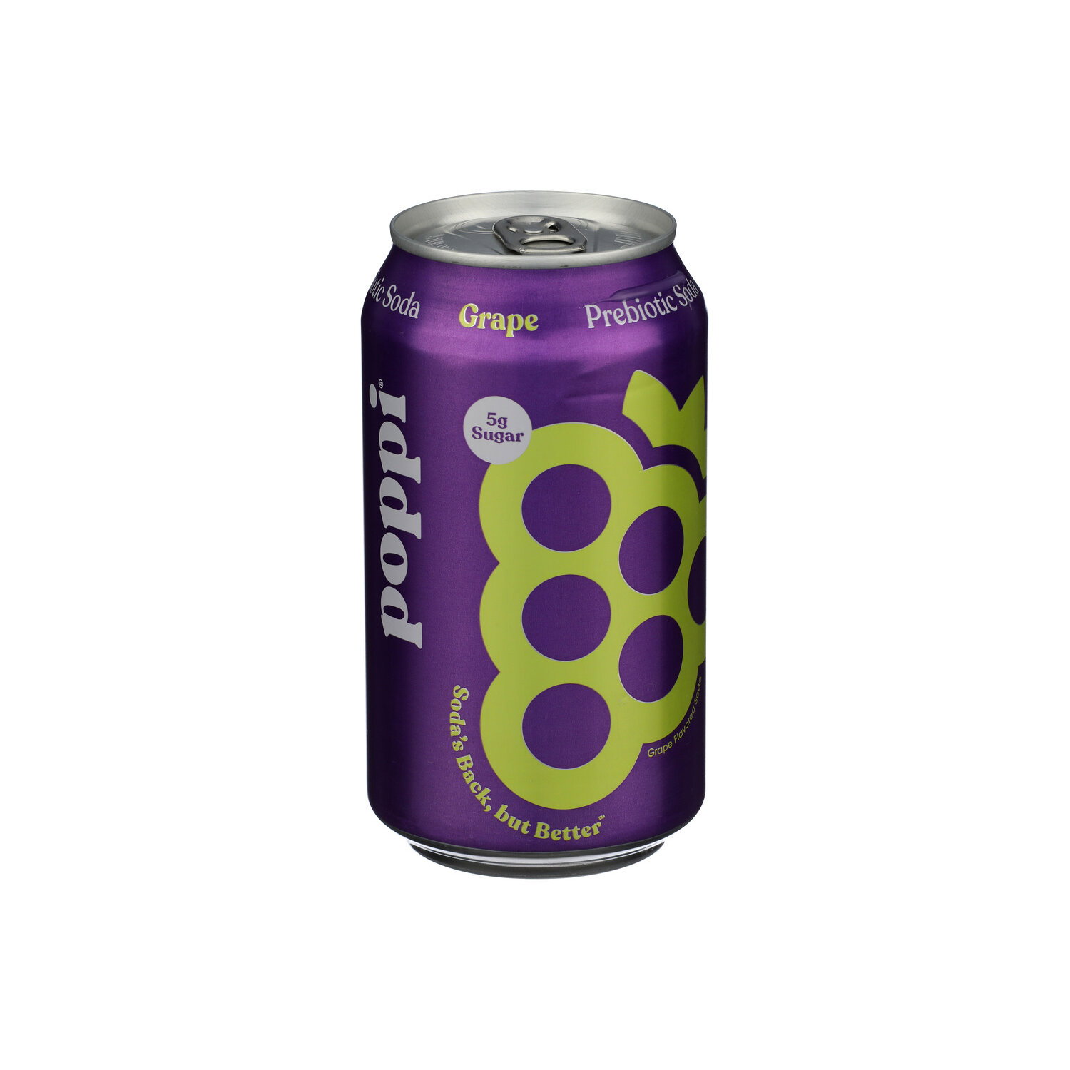 Poppi Grape Prebiotic Soda - 12 Fluid Ounce Image 1 of 4