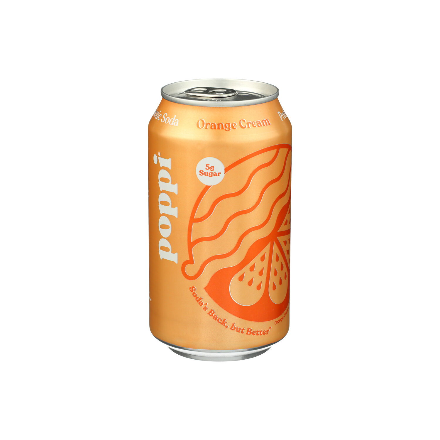 Poppi Orange Cream - 12 Fluid Ounce Image 1 of 4