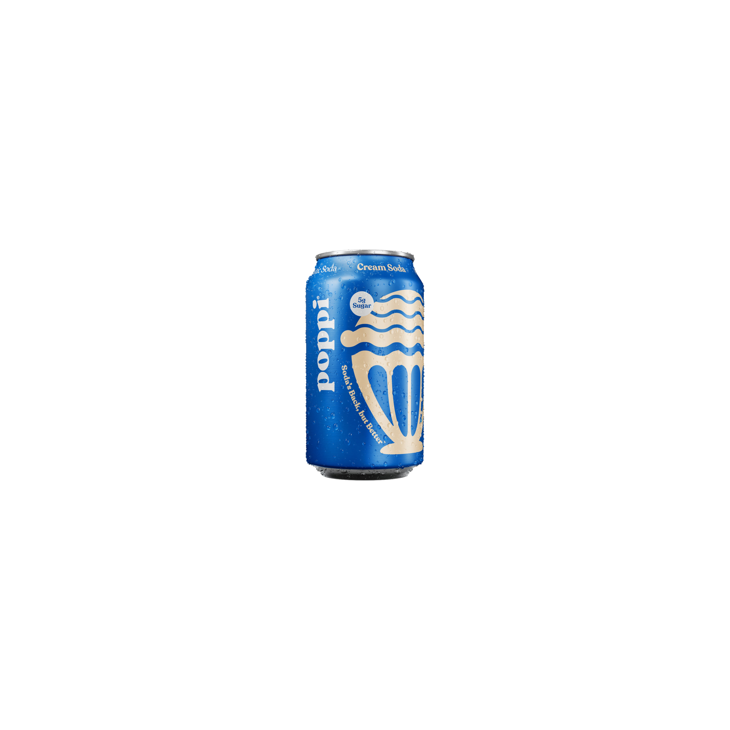 Poppi Prebiotic Soda Cream - 12 Fluid Ounce Image 1 of 3