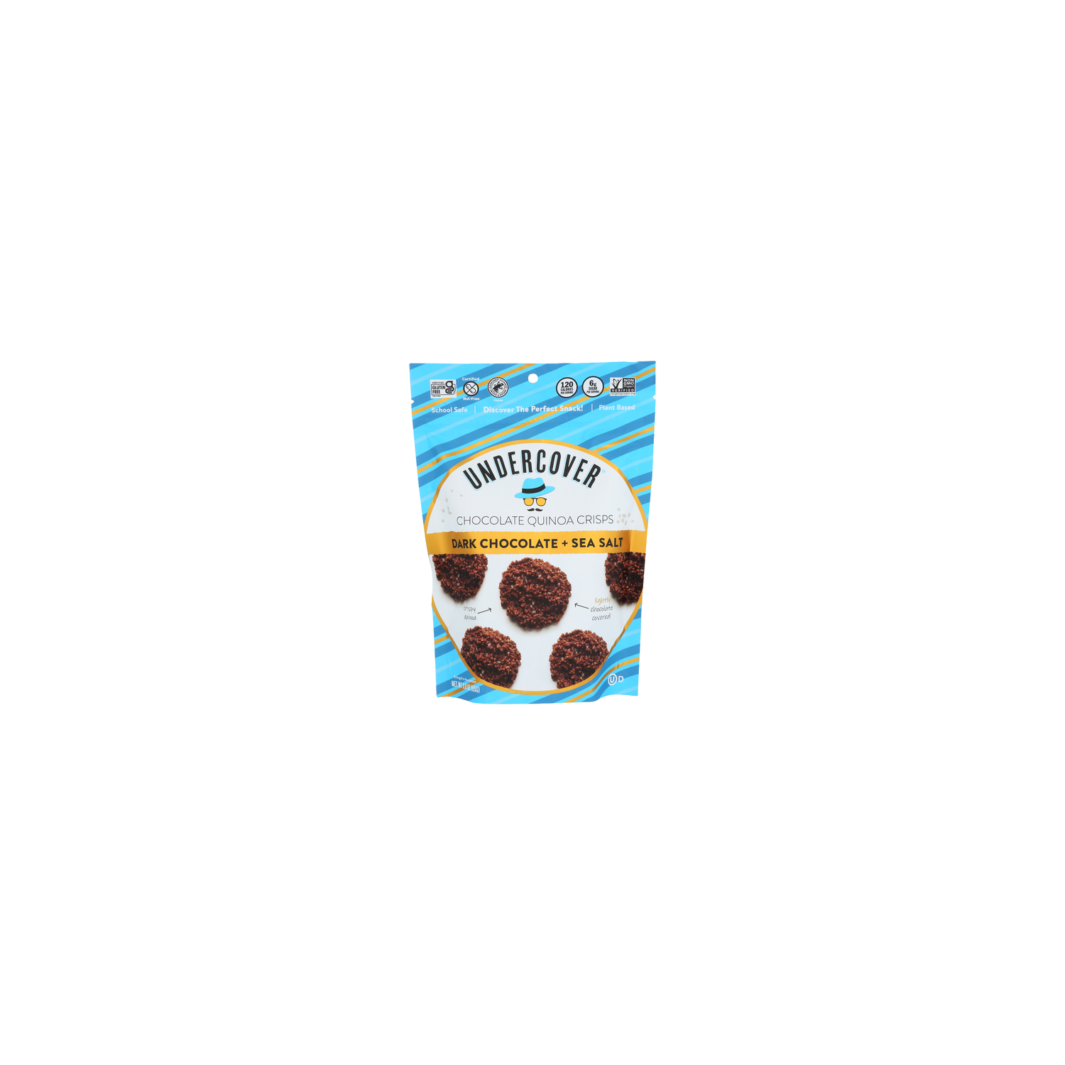 Undercover Dark Chocolate Sea Salt Quinoa Crisps - 3 Ounce Image 1 of 4