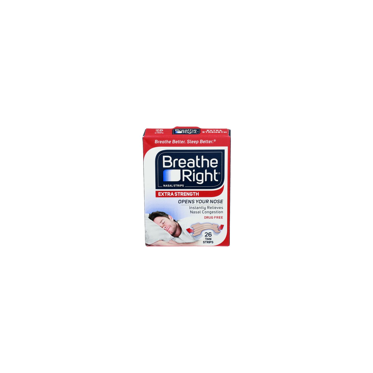Breathe Right Nasal Strips - 26 Count Image 1 of 2