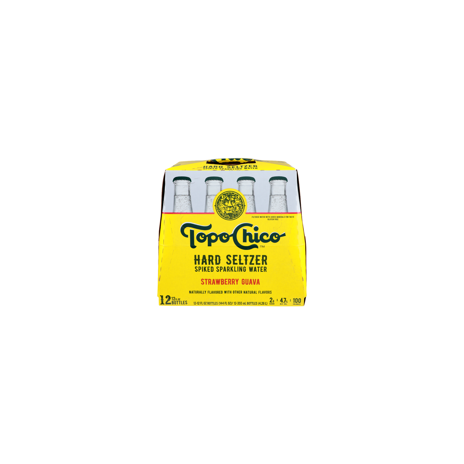 Topo Chico Strawberry Guava Hard Seltzer Spiked Sparkling Water - 12 Fluid Ounce - 12 Count Image 1 of 4