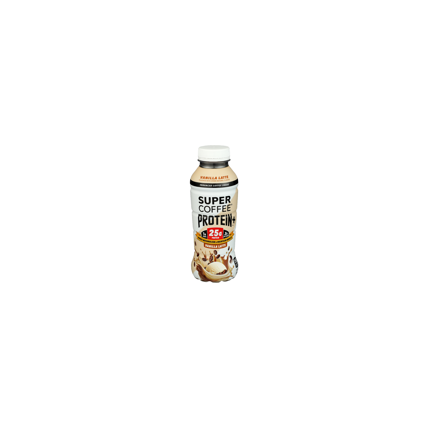 Super Coffee Vanilla PROTEIN+ Latte - 12 Fluid Ounce Image 1 of 4
