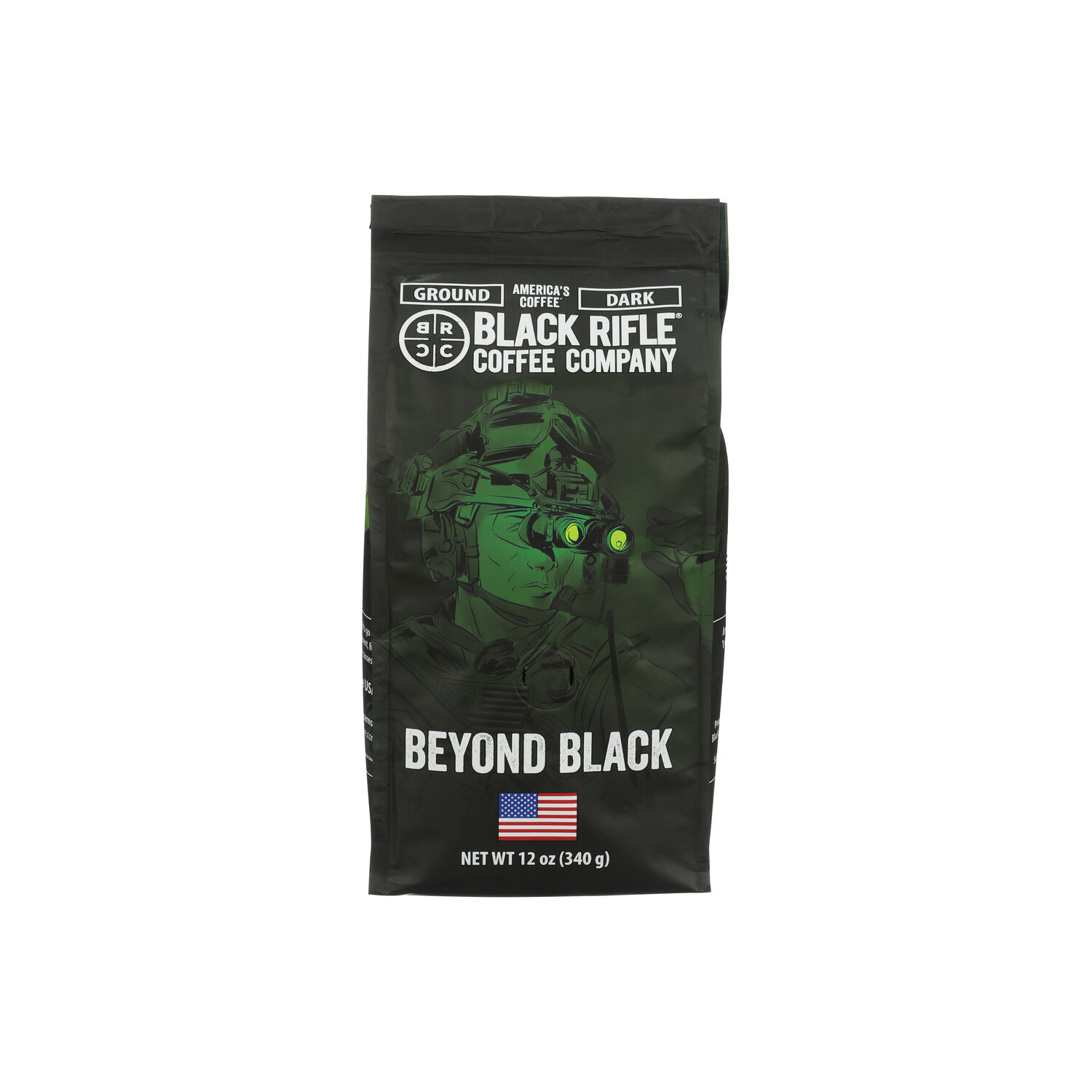 Black Rifle Coffee Company Beyond Black Dark Roast Ground Coffee - 12 Ounce Image 1 of 3