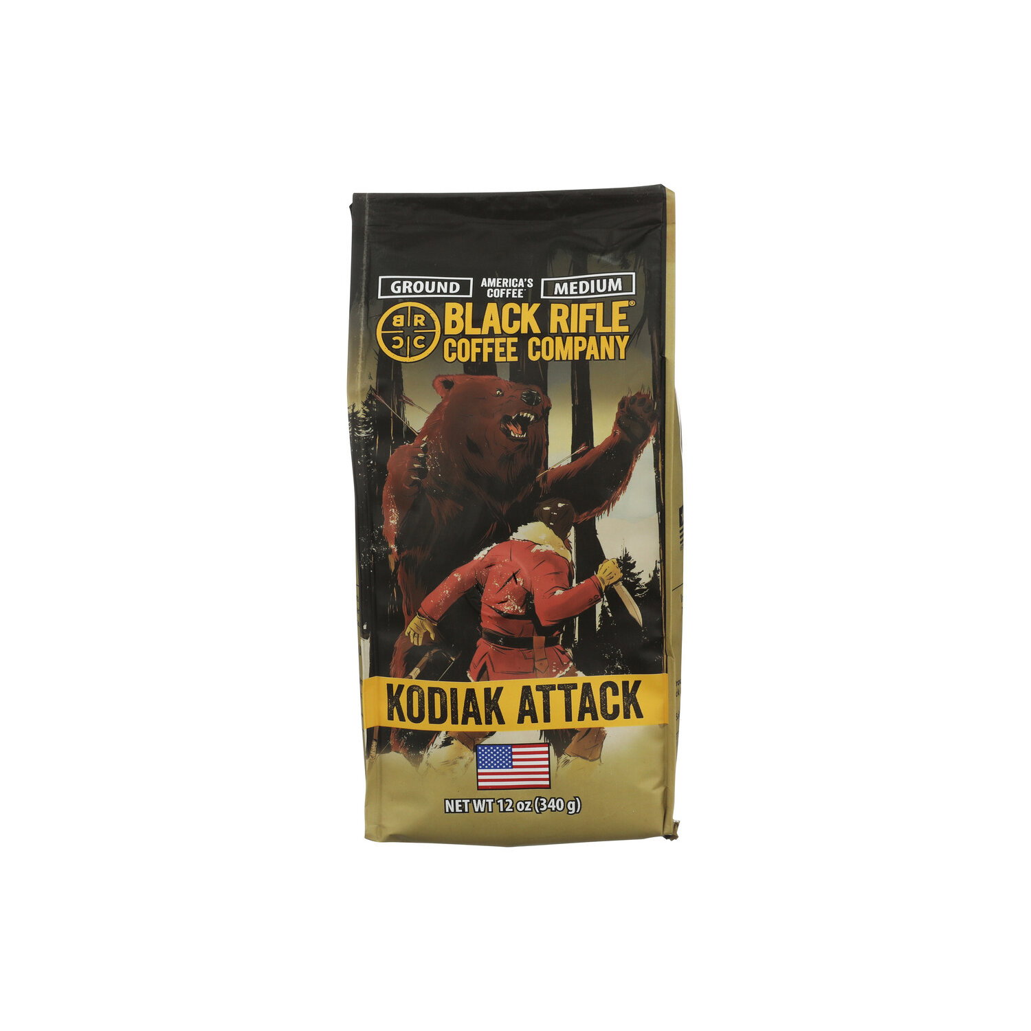 Black Rifle Coffee Company Kodiak Attack Medium Roast Ground Coffee - 12 Ounce Image 1 of 3