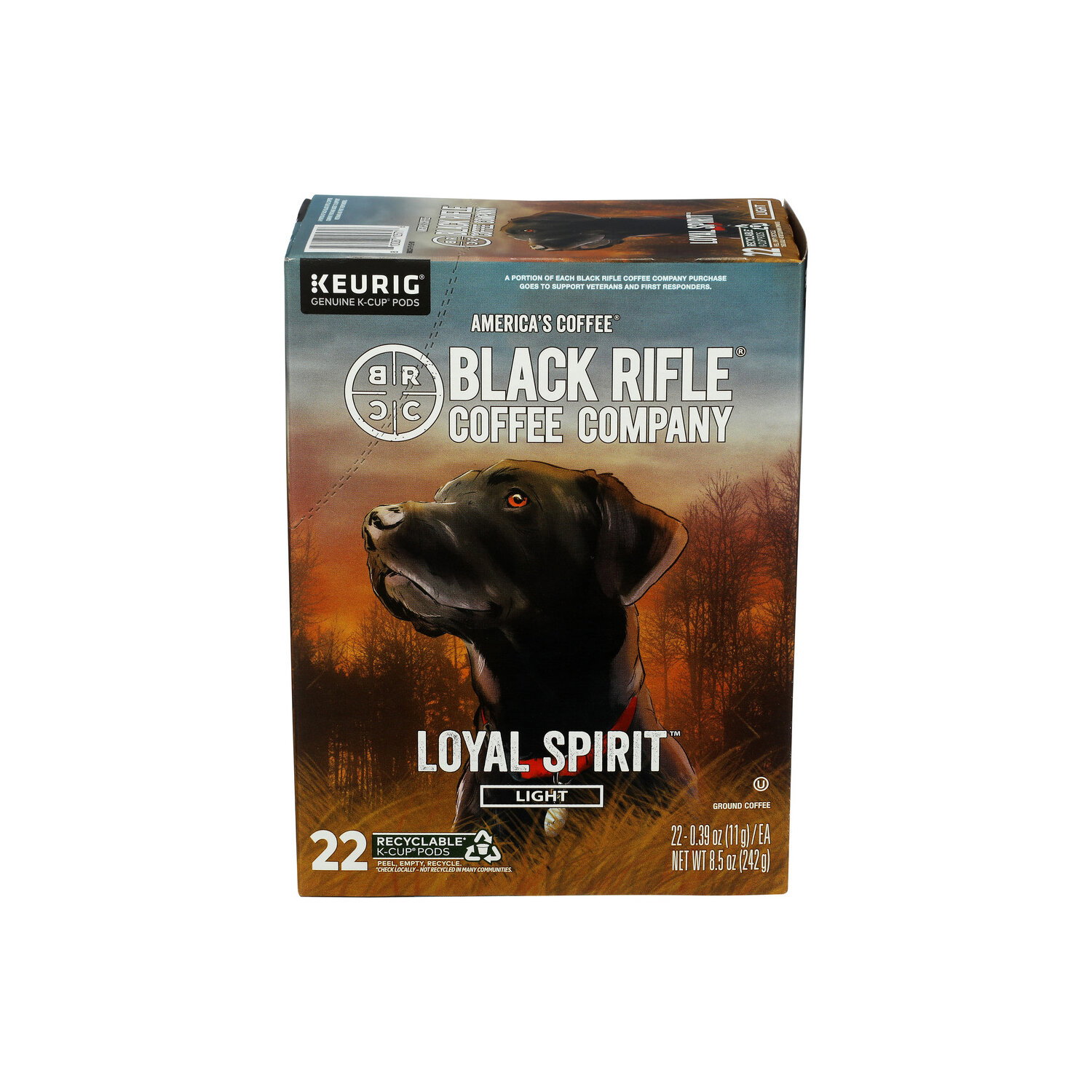 Black Rifle Coffee Citrus, Chocolate, And Berries 100% Arabica Company Single Serve Light Roast K-Cup Pods, Loyal Spirit - 0.386 Ounce - 22 Count Image 1 of 3