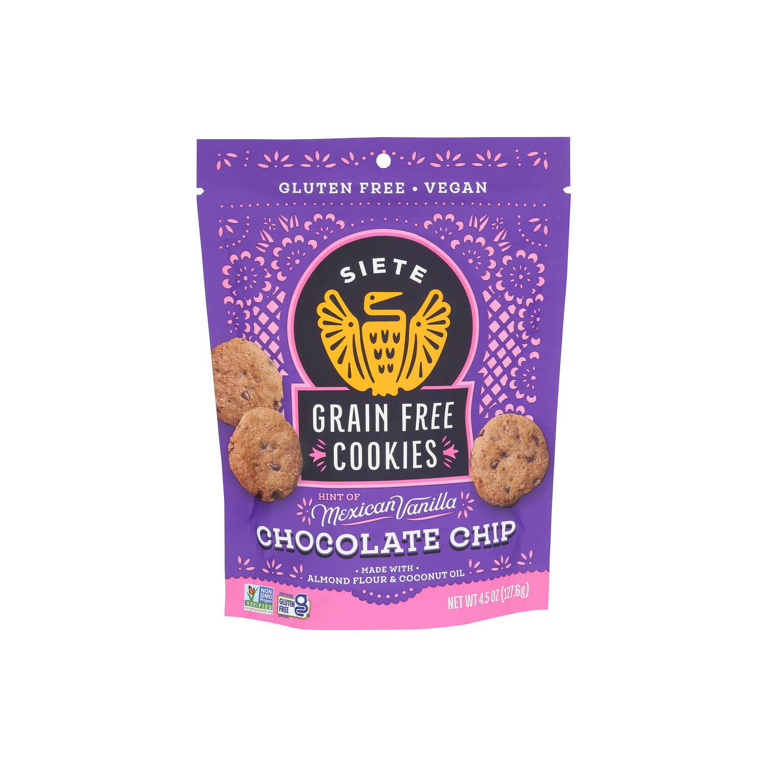 Siete Mex Van Choc Chip Cookies - 4.5 Ounce Image 1 of 4