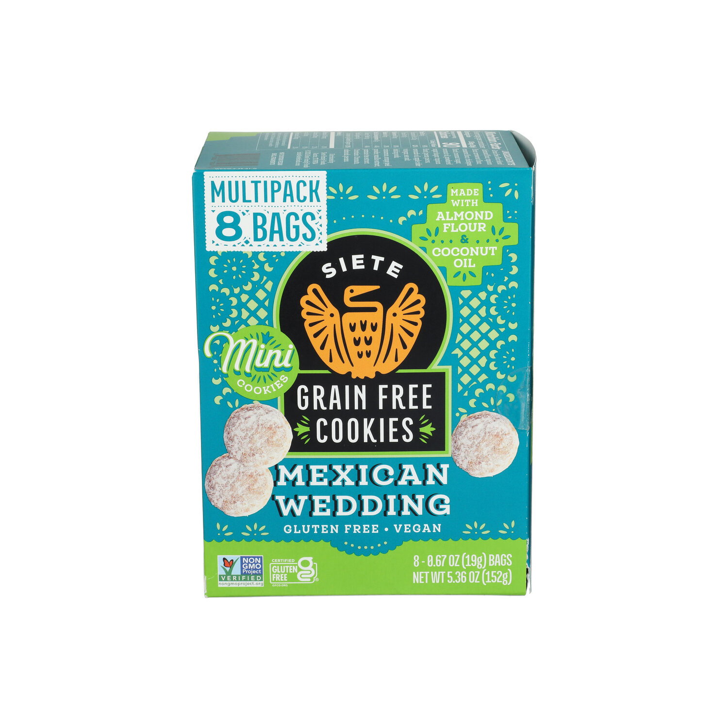 Siete Mexican Wedding Cookie Multipack - 0.67 Ounce - 8 Count Image 1 of 3