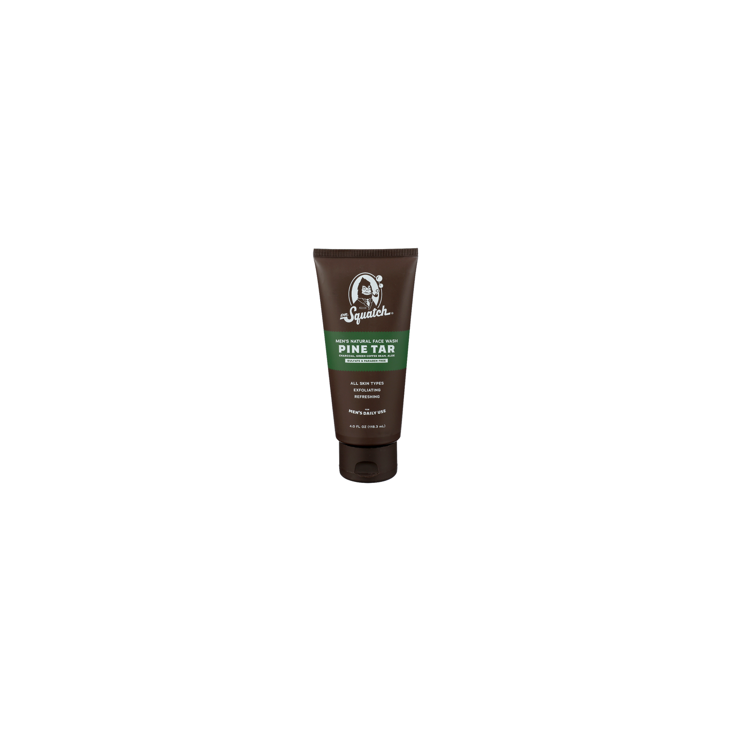 DR. Squatch Pine Tar Face Wash Men's Natural - 4 Fluid Ounce Image 1 of 3