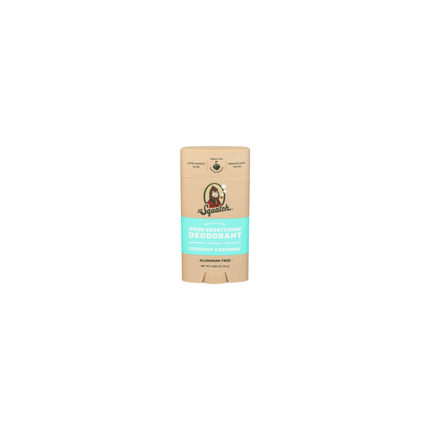 DR. Squatch Coconut Castaway Wide Stick Deodorant - 2.65 Ounce Image 1 of 3