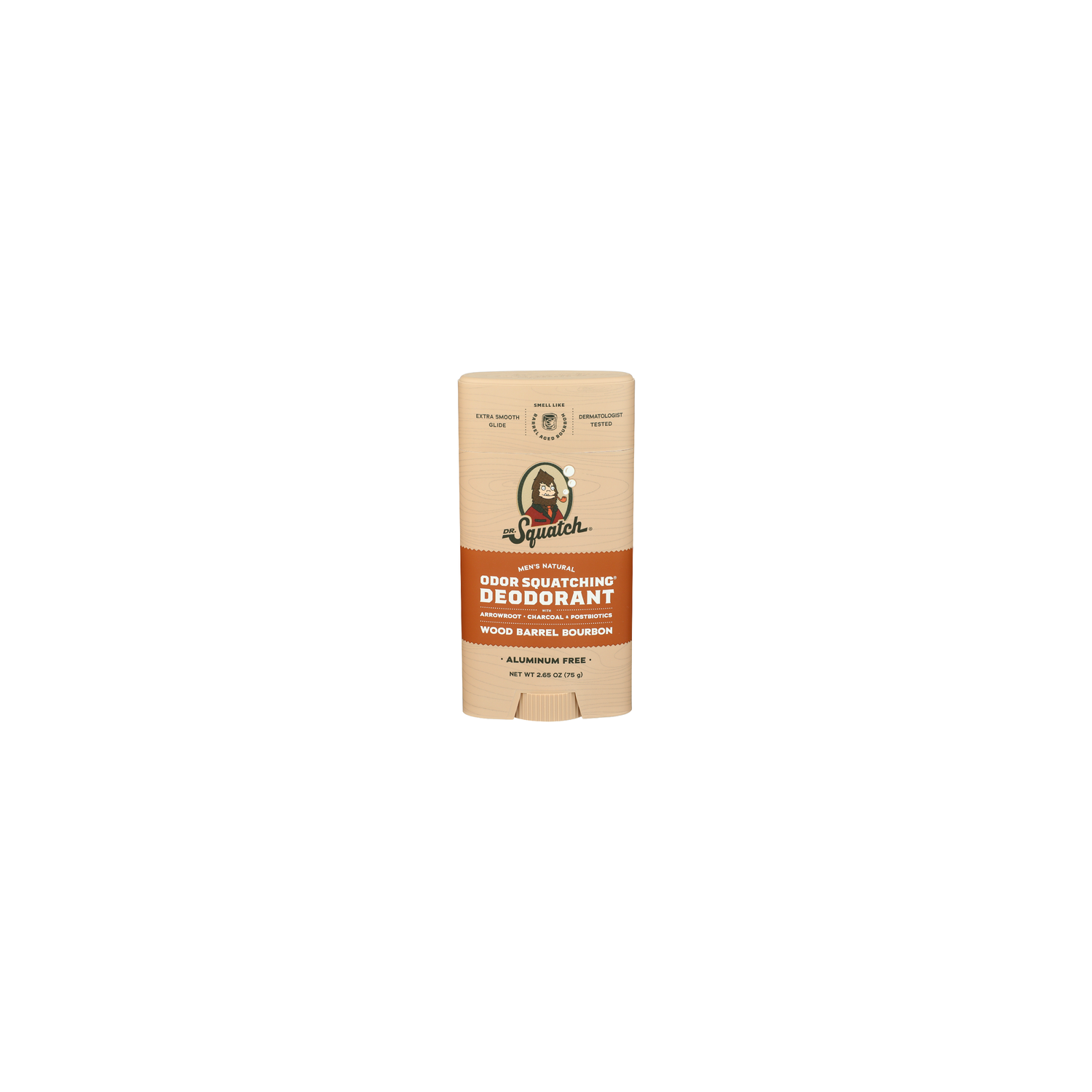 DR. Squatch Wood Barrel Bourbon Wide Stick Deodorant - 2.65 Ounce Image 1 of 3