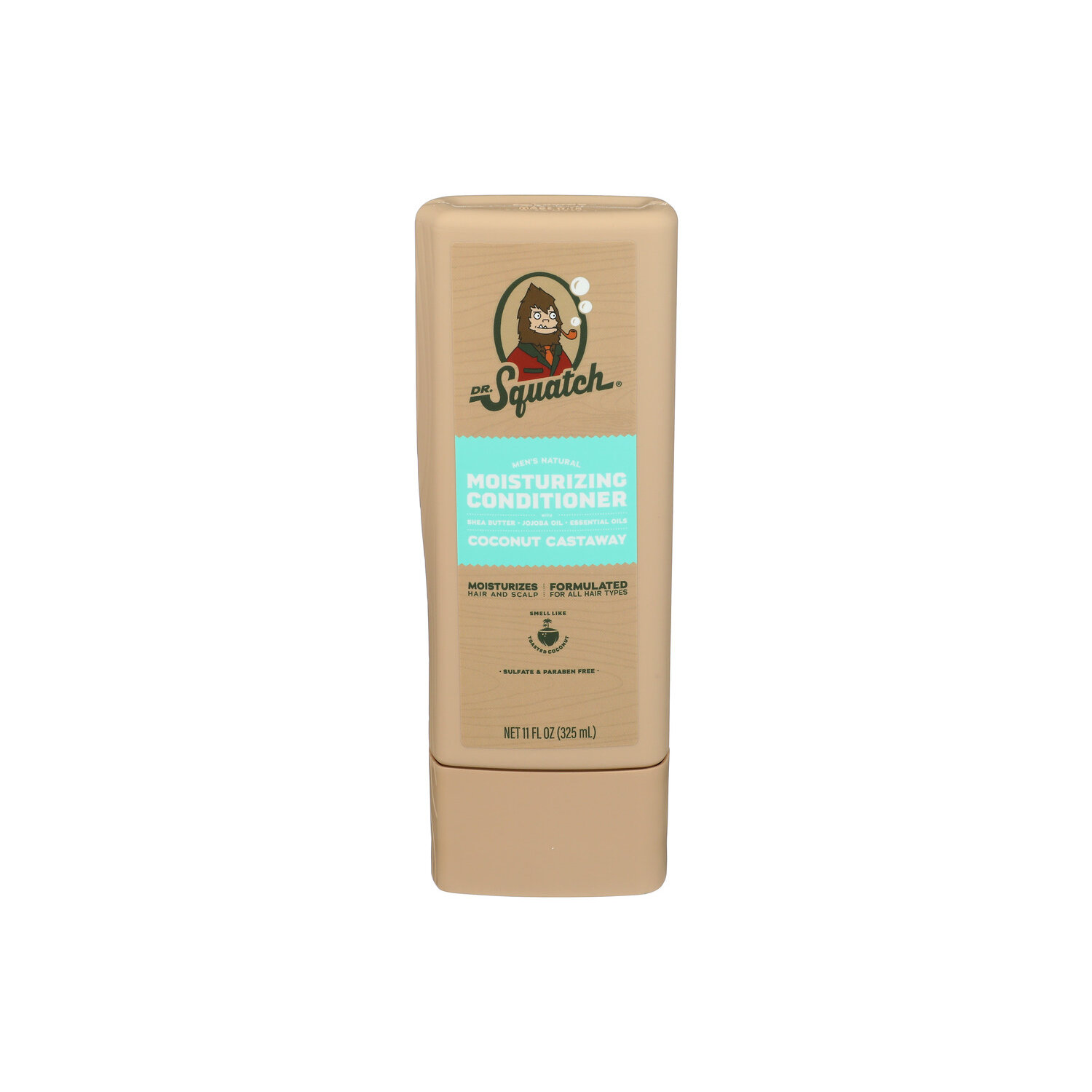 DR. Squatch Toasted Coconut Conditioner Castaway 4 Case Pack - 11 Fluid Ounce Image 1 of 3