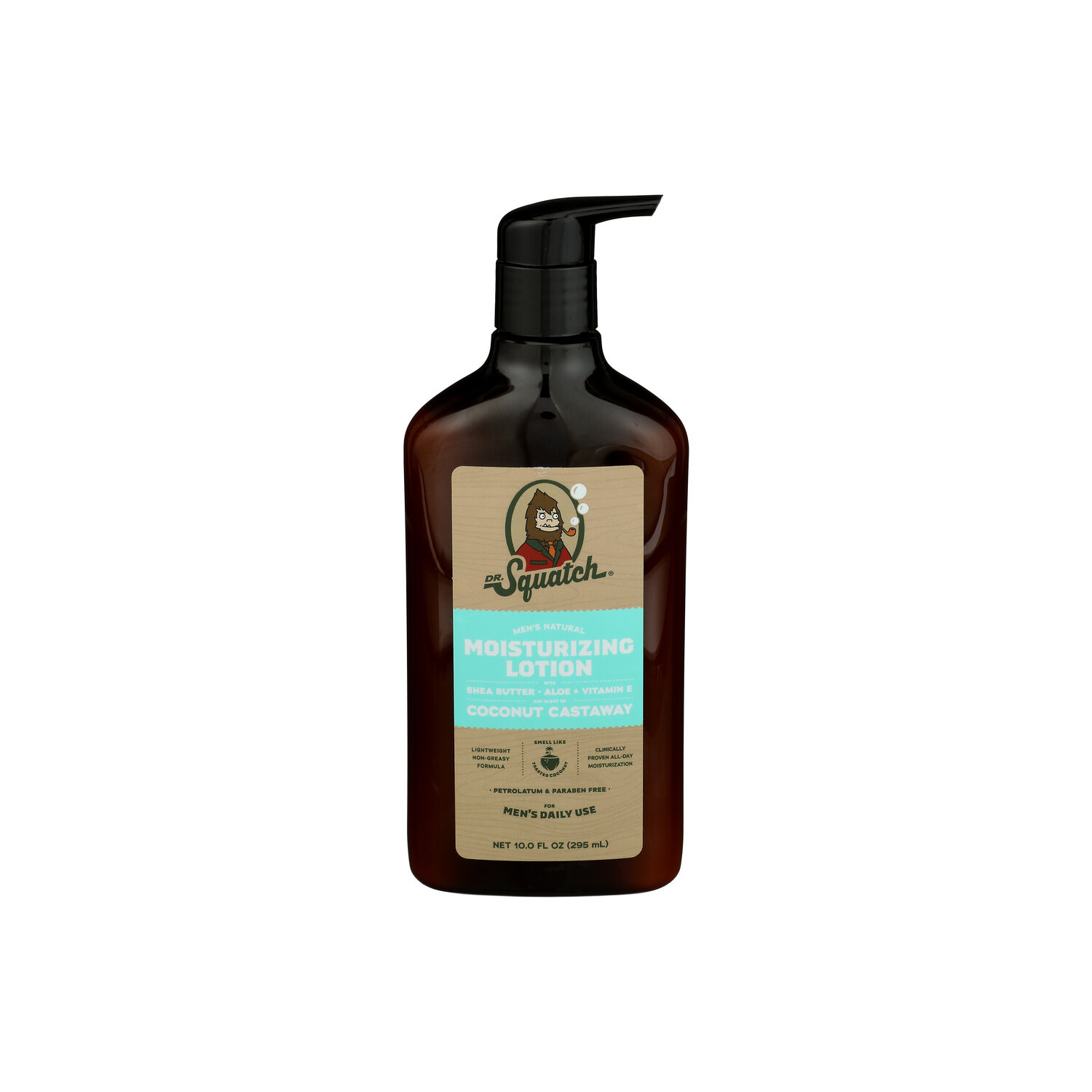Dr. Squatch Coconut Castaway Natural Moisturizer Hand & Body Lotion - 10 Fluid Ounce Image 1 of 3