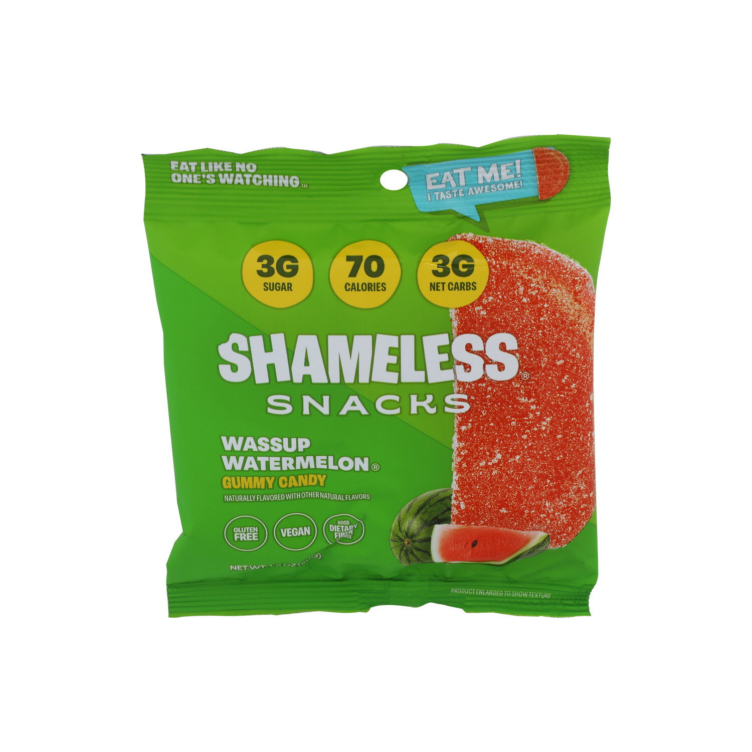 Shameless Snacks Watermelon Gummy - 1.8 Ounce Image 1 of 4