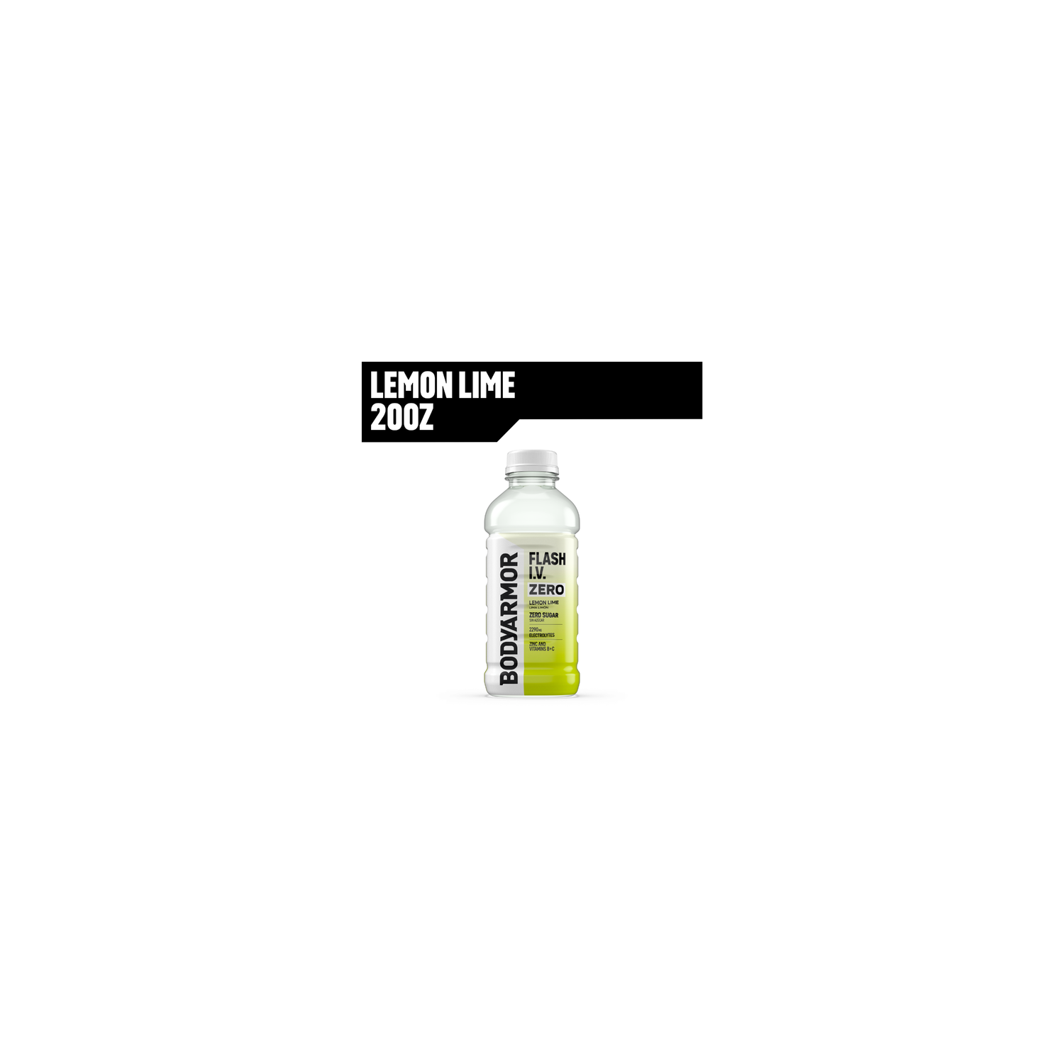 Bodyarmor Zero Sugar Lemon Lime Sports Drink Bottle - 20 Fluid Ounce Image 1 of 4