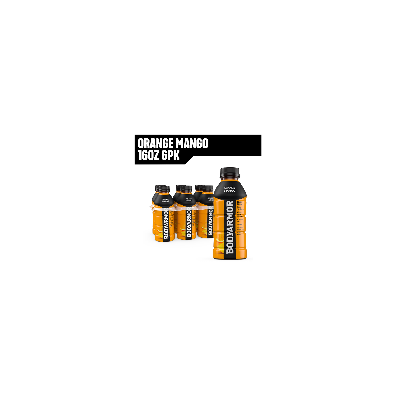 Bodyarmor Orange Mango Sports Drink Bottles - 96 Fluid Ounce Image 1 of 4