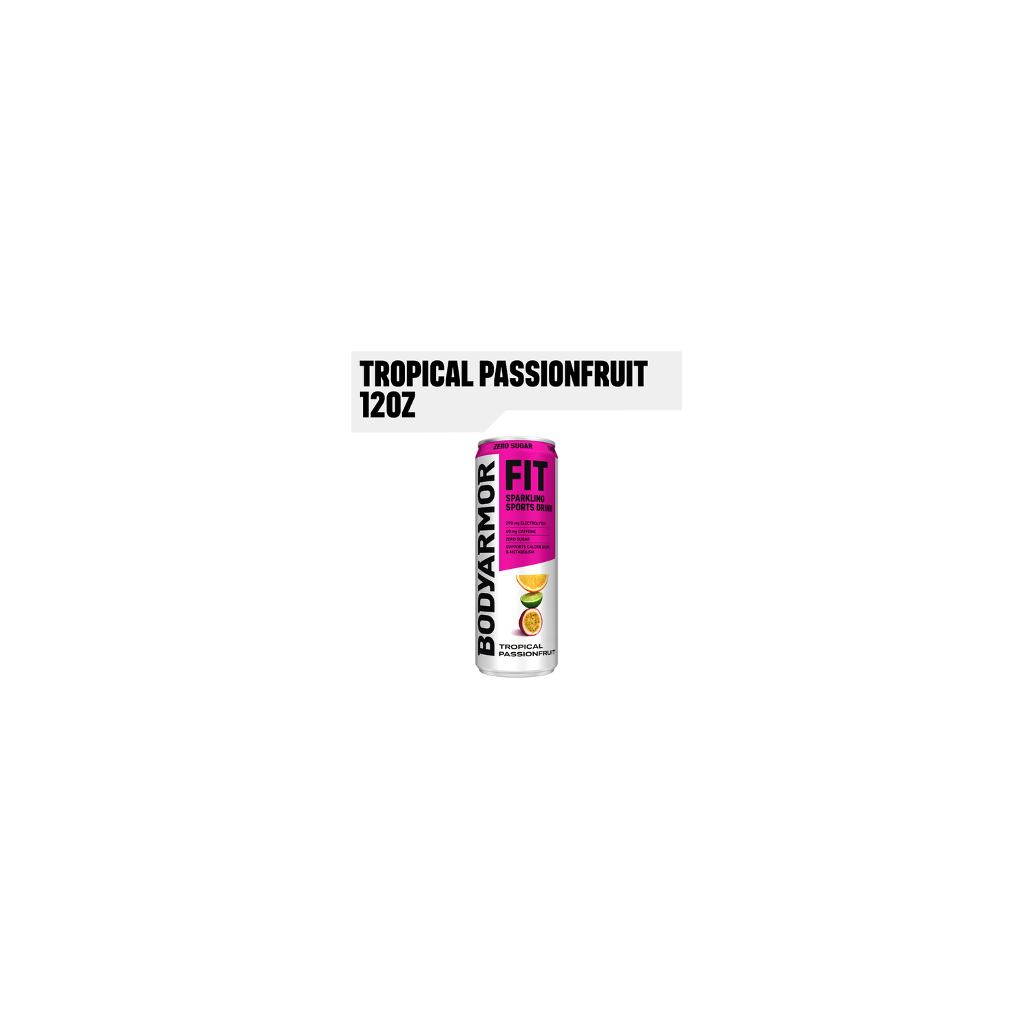 Bodyarmor Tropical Passionfruit Sports Drink Can - 12 Fluid Ounce Image 1 of 4