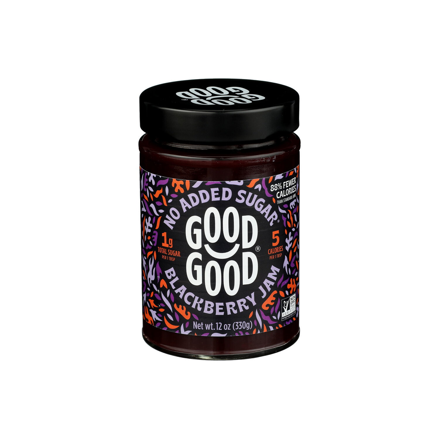 Good Good Blackberry No Added Sugar Jam - 12 Ounce Image 1 of 4