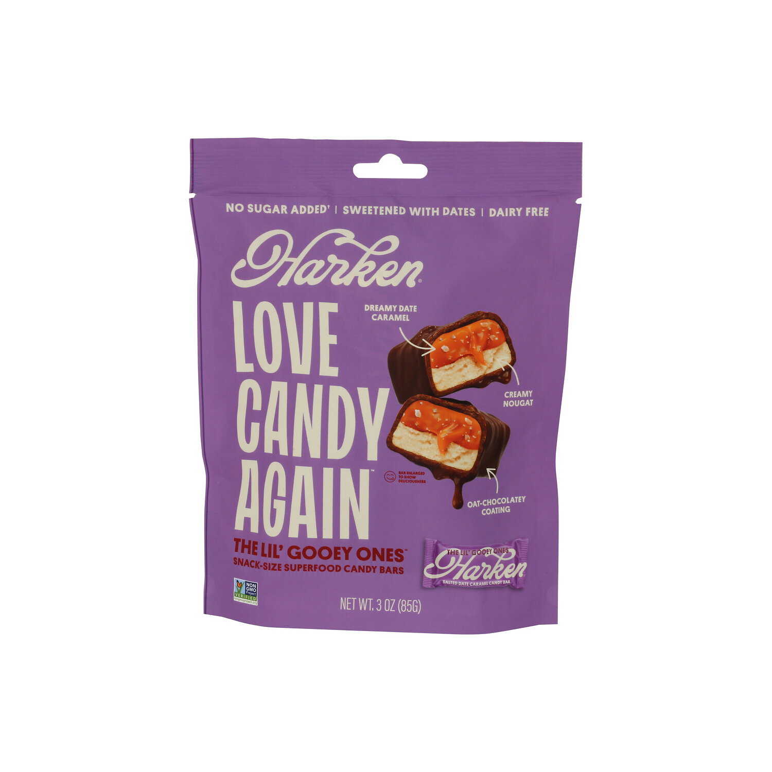 Harken , Salted Caramel Candy Bars - 0.6 Ounce - 5 Count Image 1 of 3