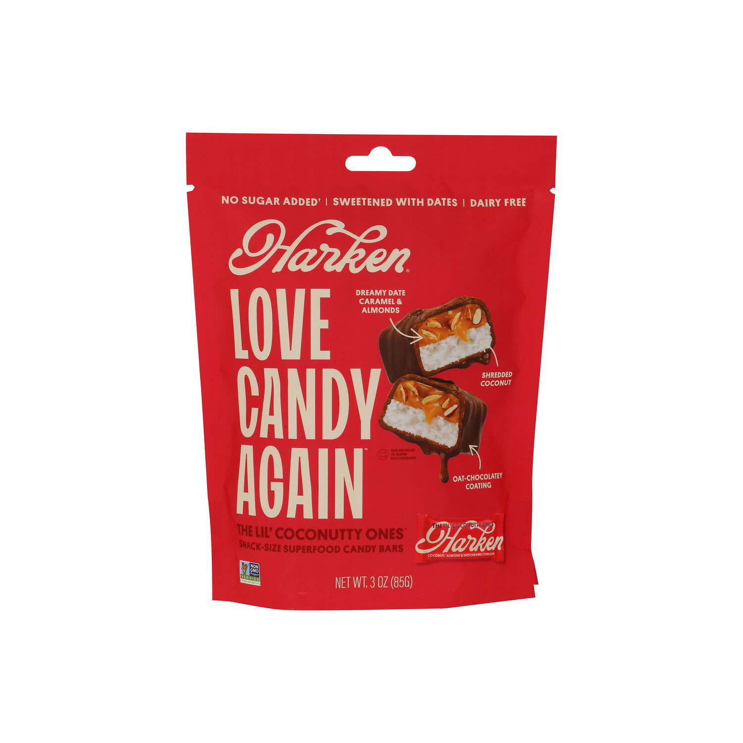 Harken , The Lil' Coconutty Ones Candy Bars - 0.6 Ounce - 5 Count Image 1 of 3