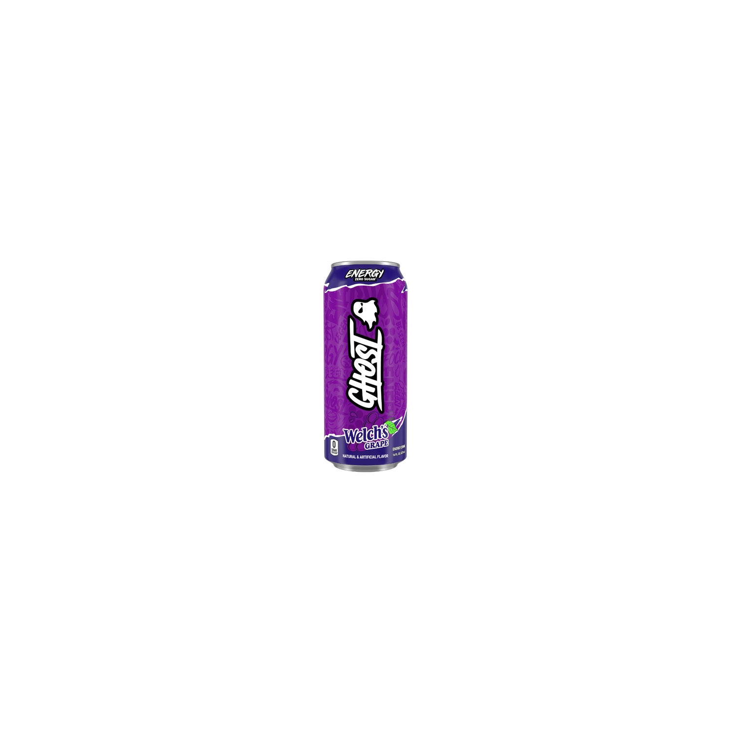 Ghost Zero Sugar Energy Drink Welch's Grape - 16 Fluid Ounce Image 1 of 3