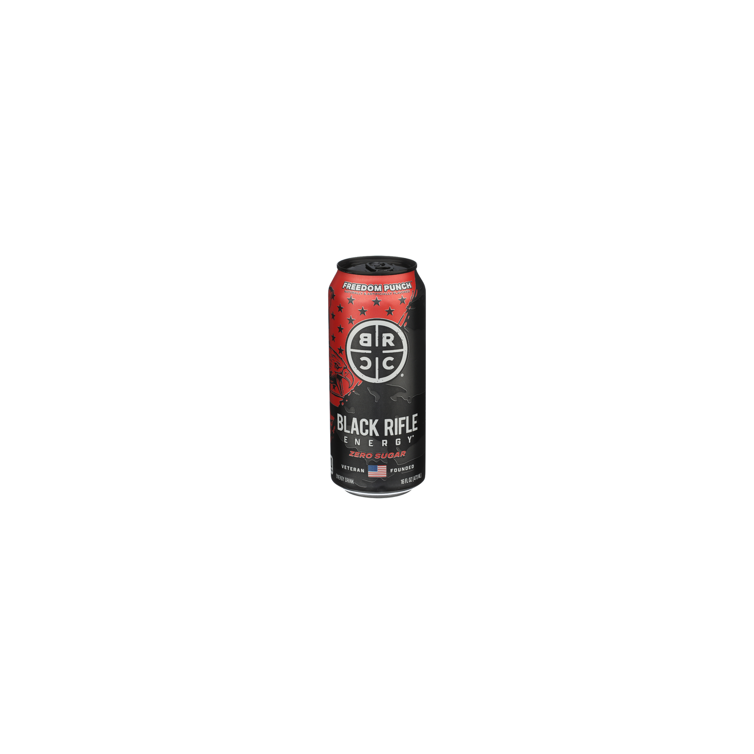 Black Rifle Coffee Company Fruit Punch Carbonated Caffine Energy Zero Sugar Drink, Freedom Punch - 16 Fluid Ounce Image 1 of 4