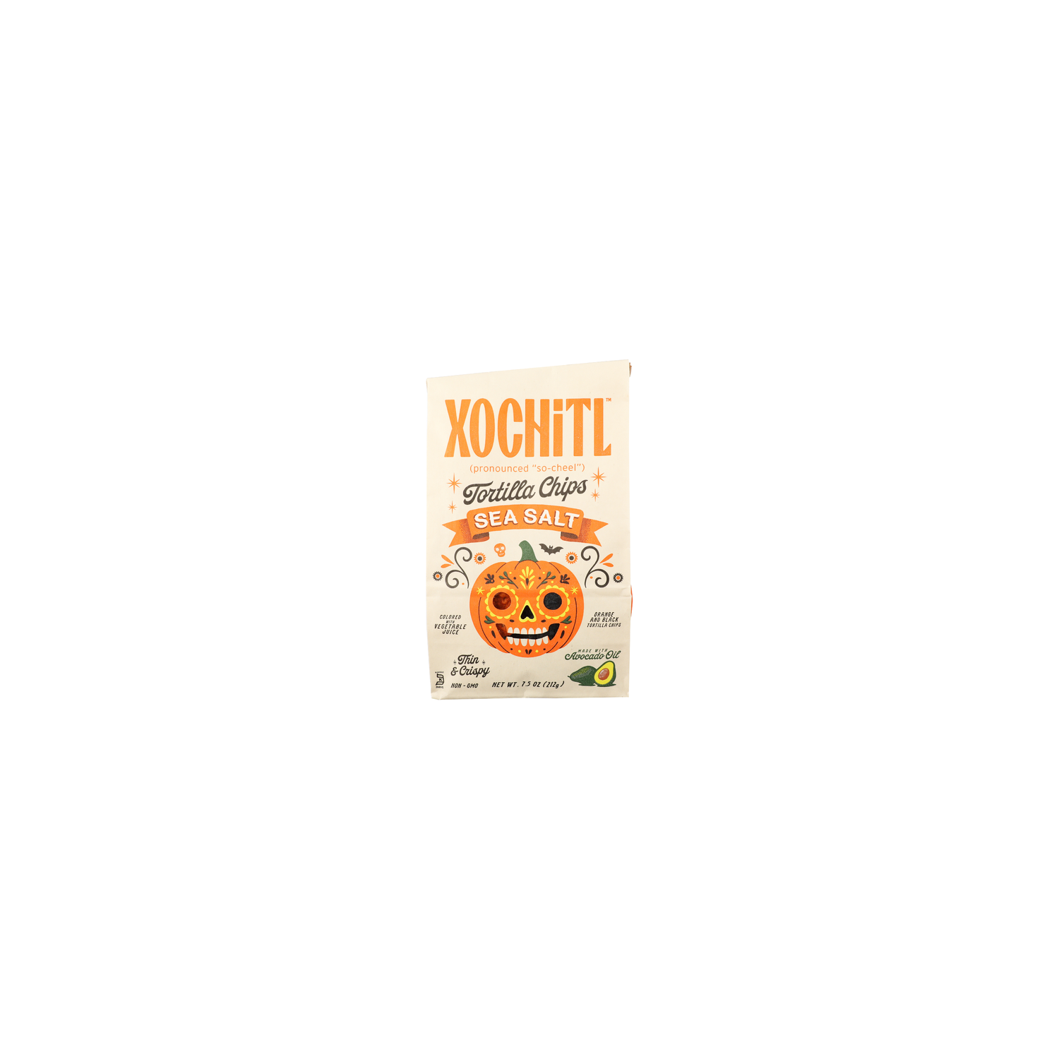Xochitl Sea Salt Thin & Crispy Seasonal Halloween Tortilla Chips - 7.5 Ounce Image 1 of 4