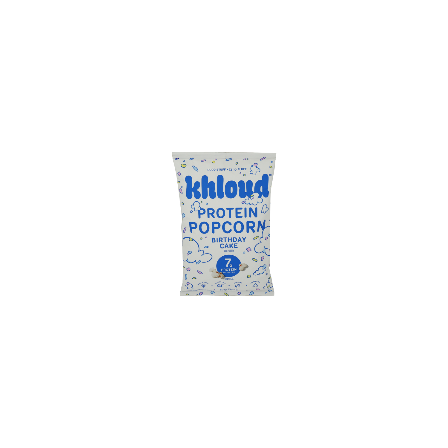 Khloud Birthday Cake Protein Popcorn - 5 Ounce Image 1 of 4