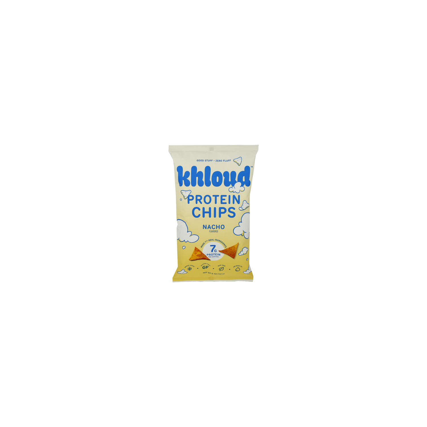 Khloud Nacho Protein Tortilla Chips - 5 Ounce Image 1 of 4