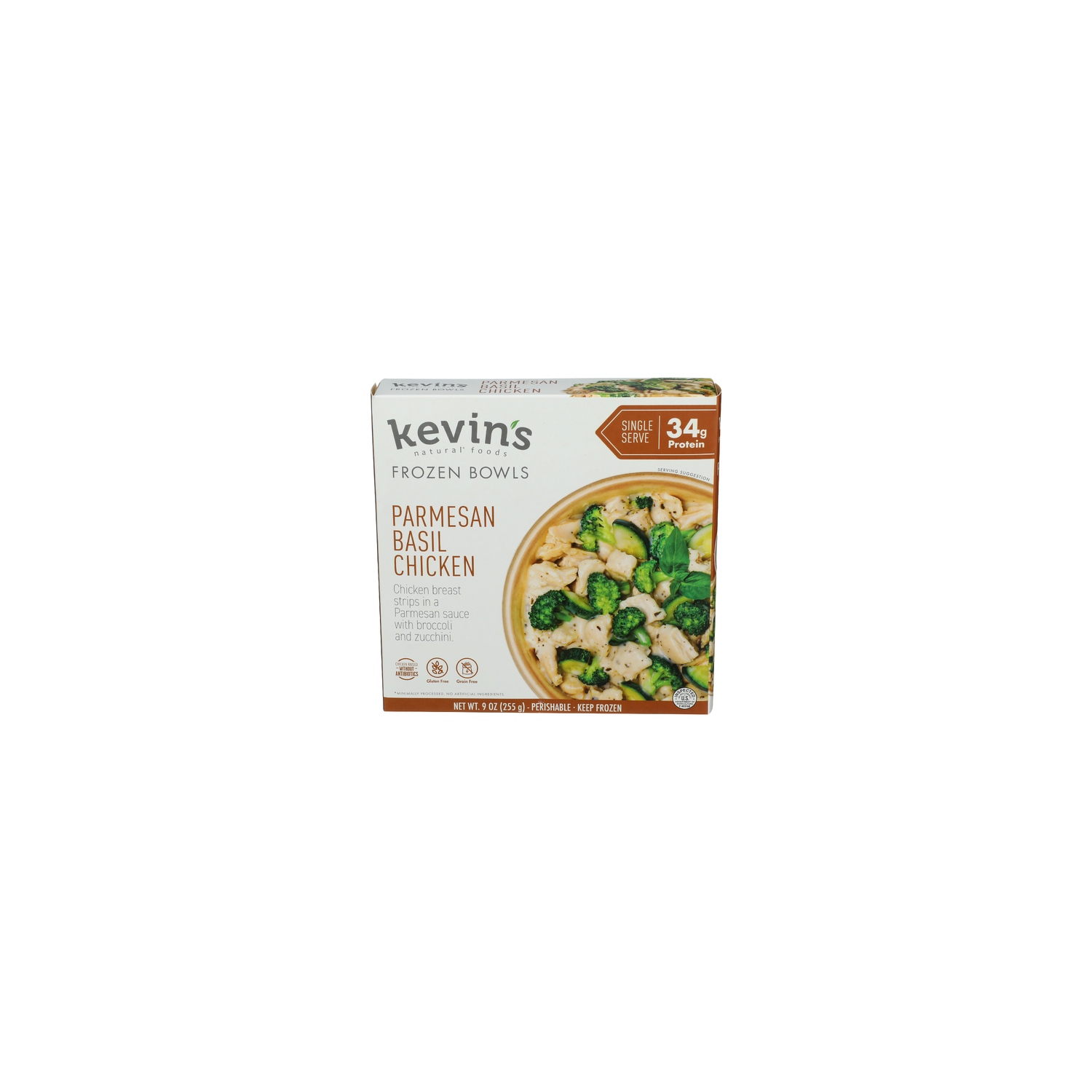 kevin's natural foods Gluten Free Parmesan Basil Chicken Bowl - 9 Ounce Image 1 of 4