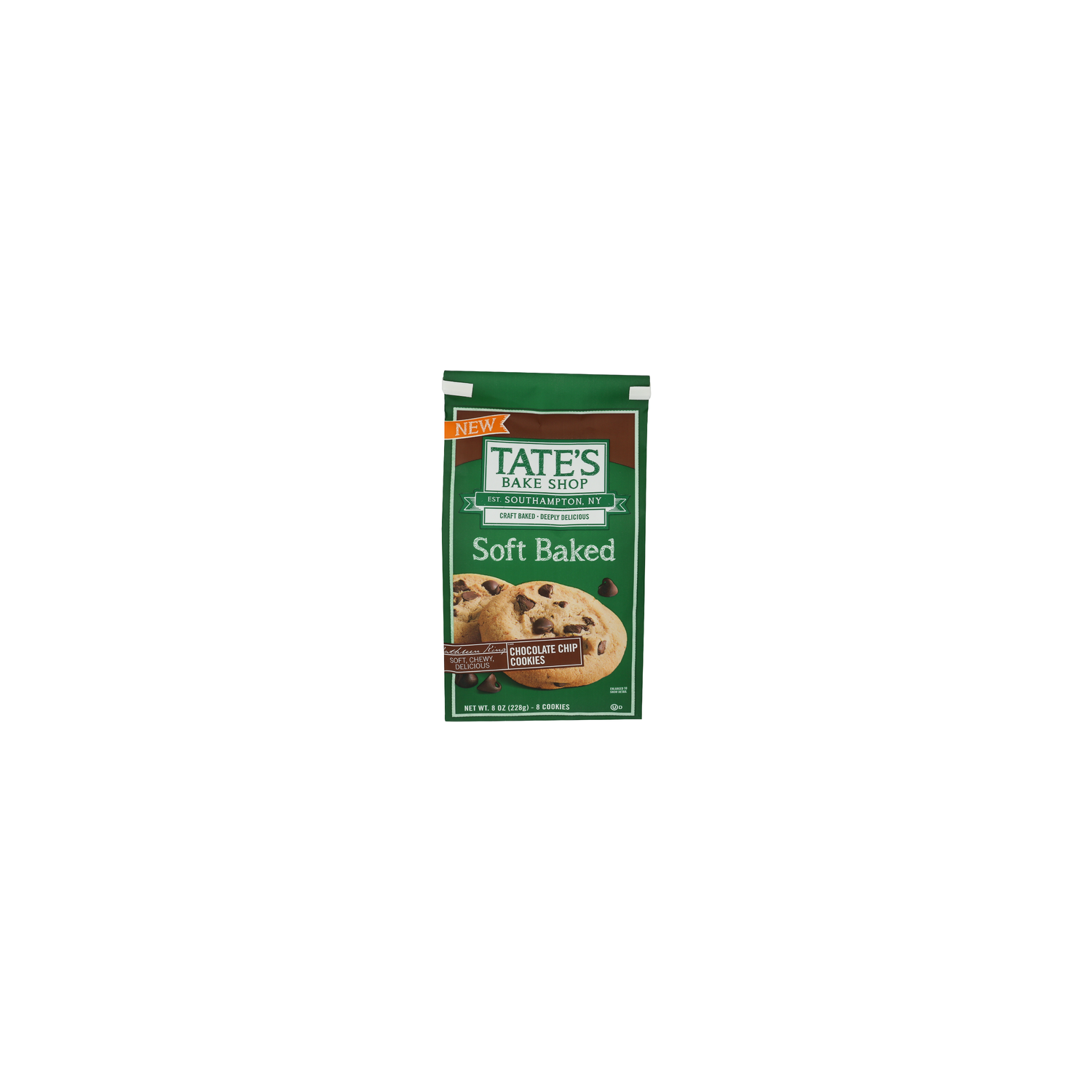 TATE's Bake Shop Chocolate Chip Soft Baked Cookies - 8 Ounce Image 1 of 4