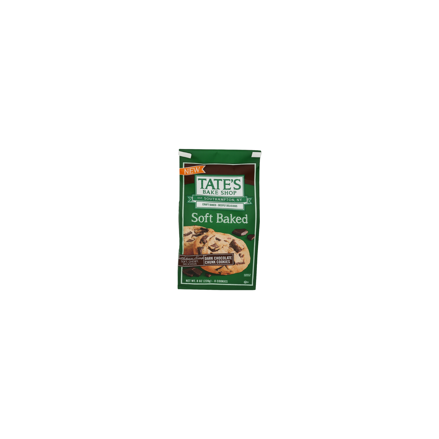 TATE's Bake Shop Dark Chocolate Chip Soft Baked Chunk Cookies - 8 Ounce Image 1 of 4