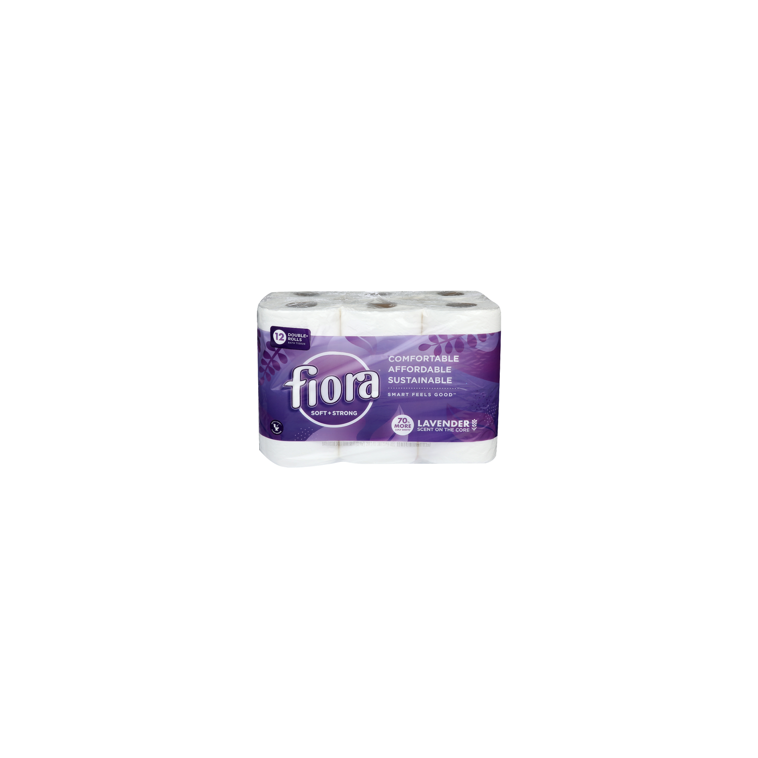 Fiora Lavender Soft + Strong Bath Tissue - 12 Count Image 1 of 2
