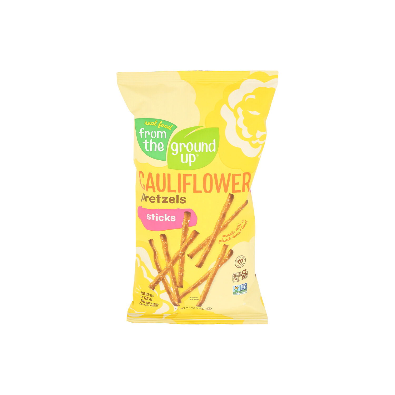 Real Food From The Ground Up Original Cauliflower Pretzel - 4.5 Ounce Image 1 of 4