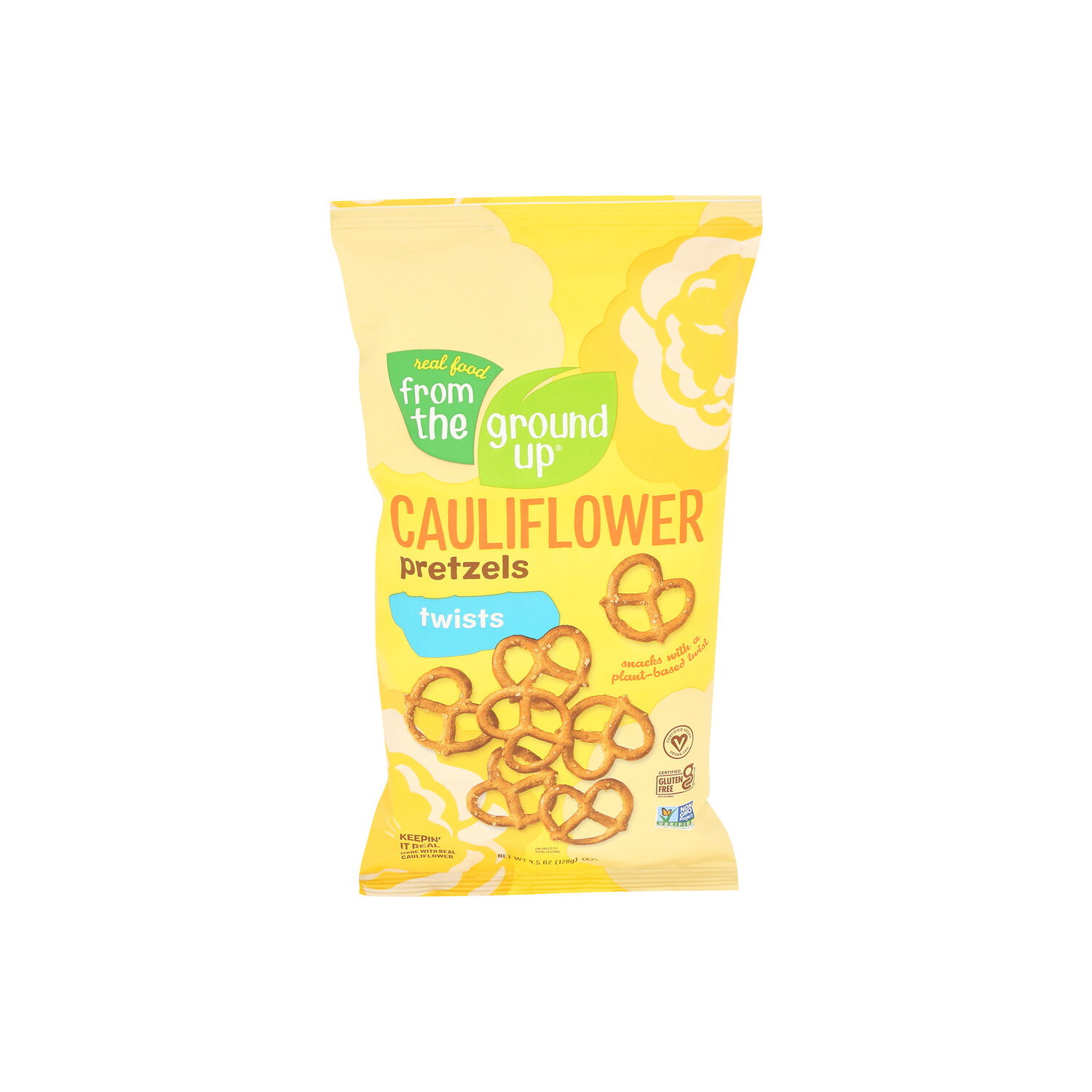 Real Food From The Ground Up Original Cauliflower Pretzel - 4.5 Ounce Image 1 of 4