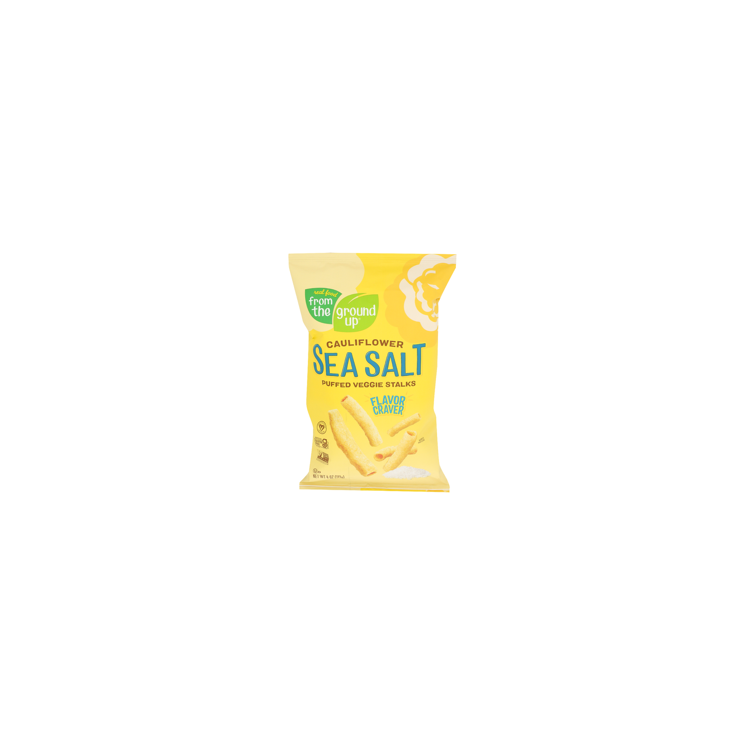 Real Food From The Ground Up Sea Salt Puffed Snack Cauliflower Stalk - 4 Ounce Image 1 of 4