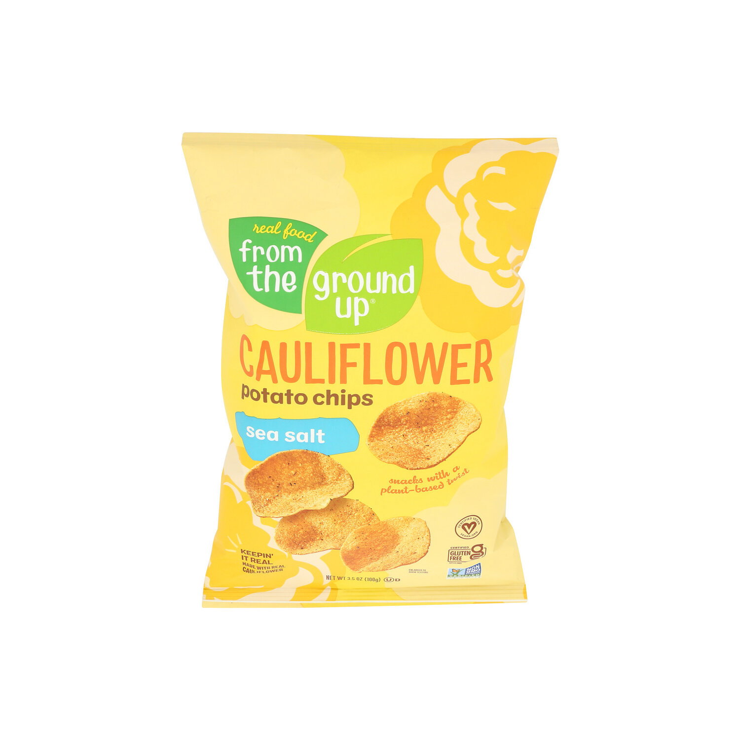 Real Food From The Ground Up Cauliflower Potato Chips - 3.5 Ounce Image 1 of 4