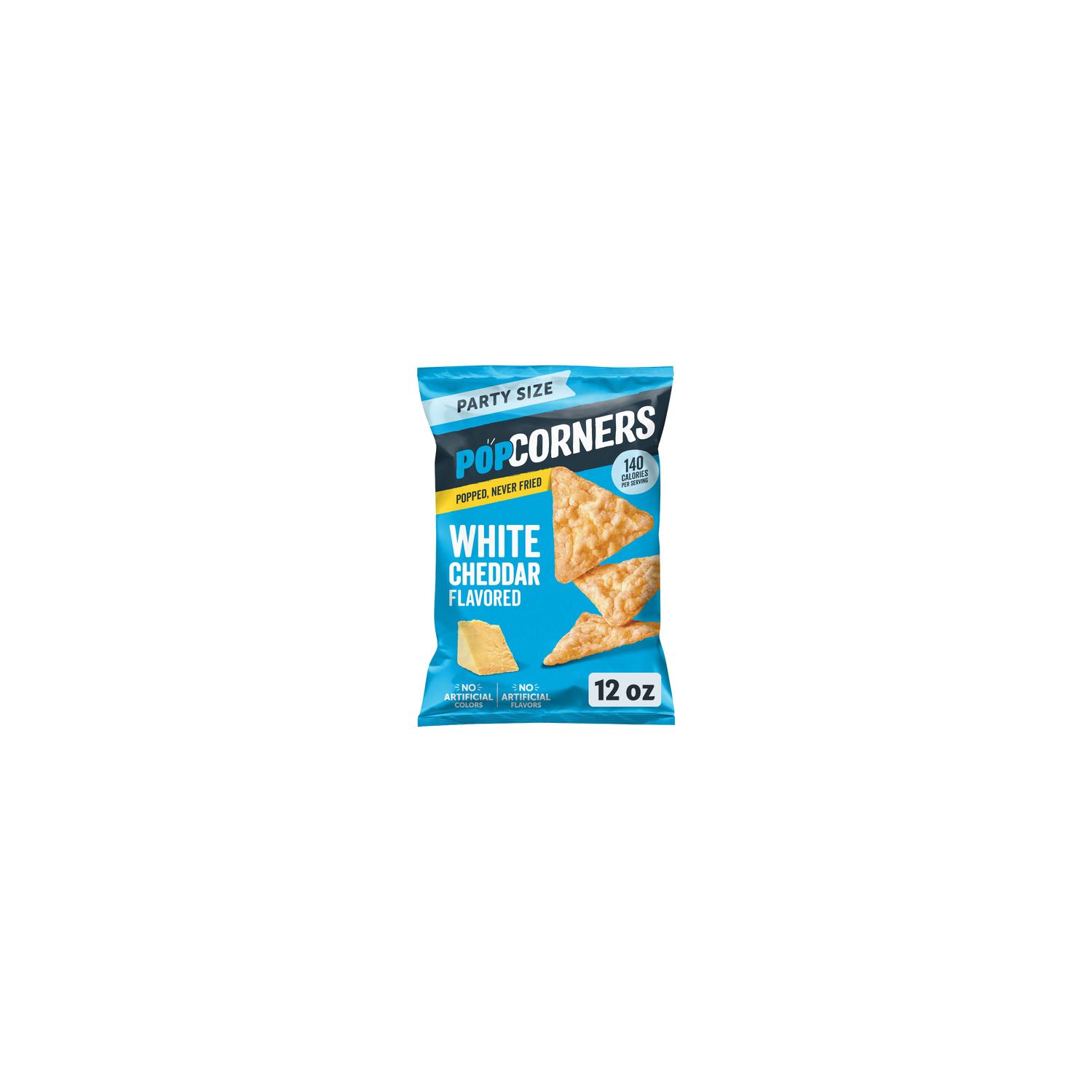 PopCorners Popped-Corn Snacks White Cheddar Flavored - 12 Ounce Image 1 of 3