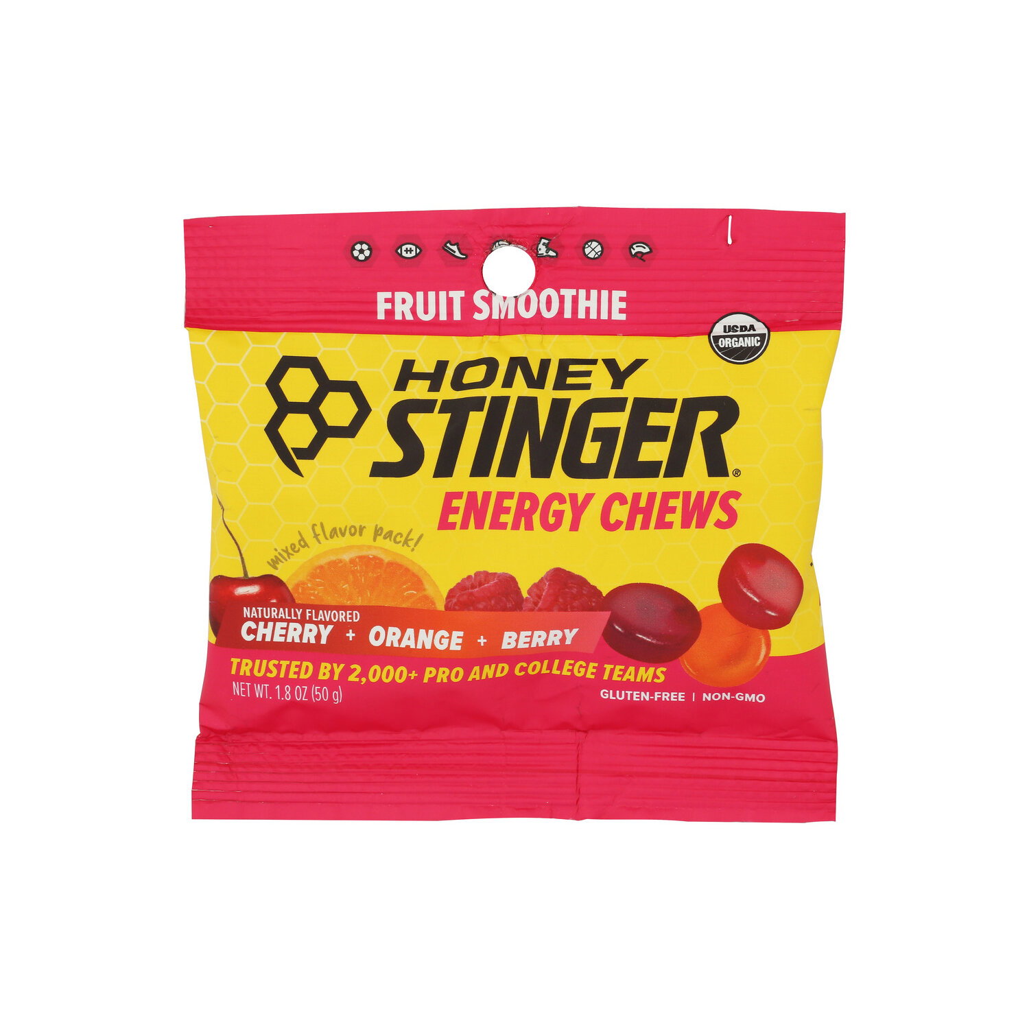Honey Stinger Fruit Smoothie Energy Chews Organic - 1.8 Ounce Image 1 of 4